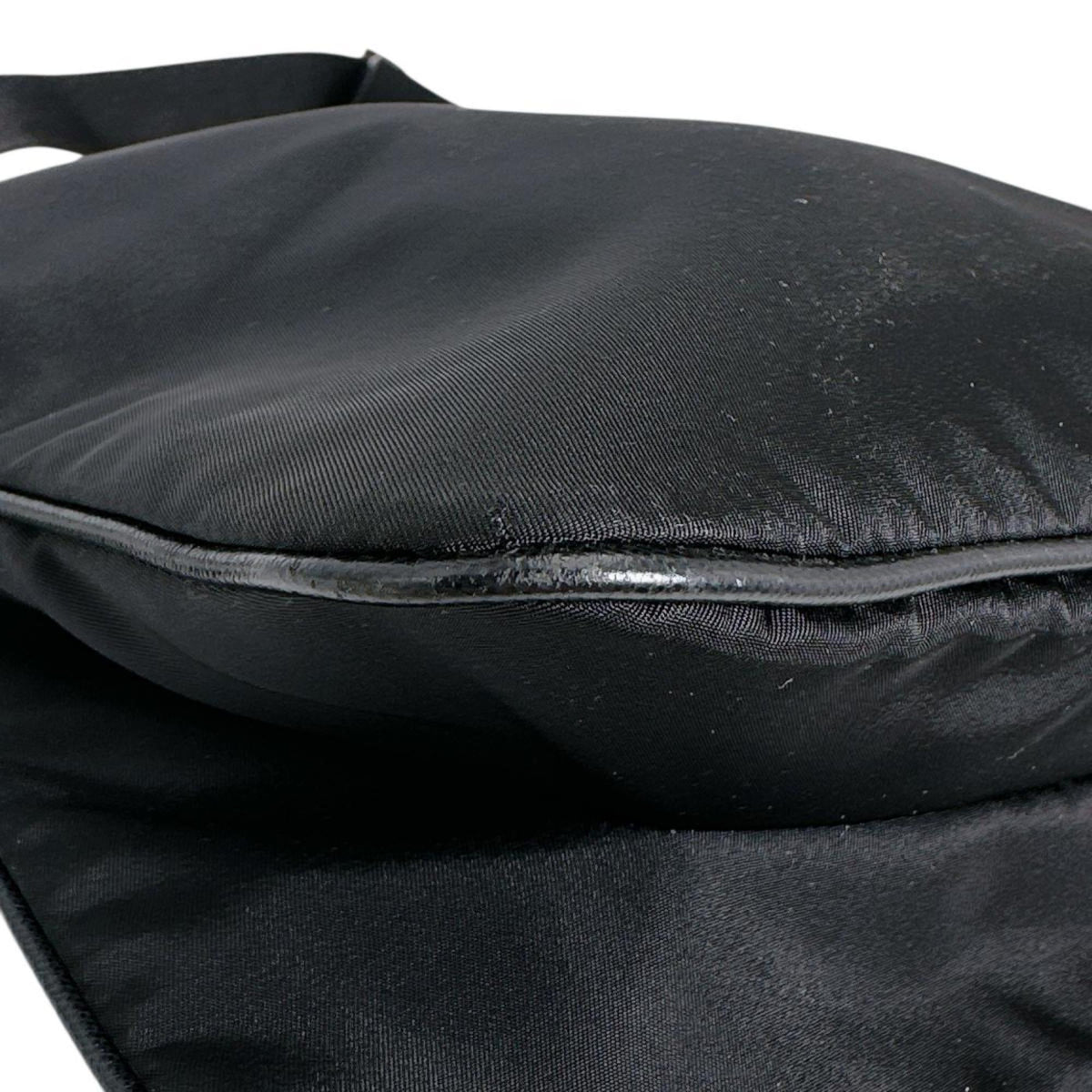 Prada Black Nylon Shoulder Bag Sling Bag (Pre-Owned)