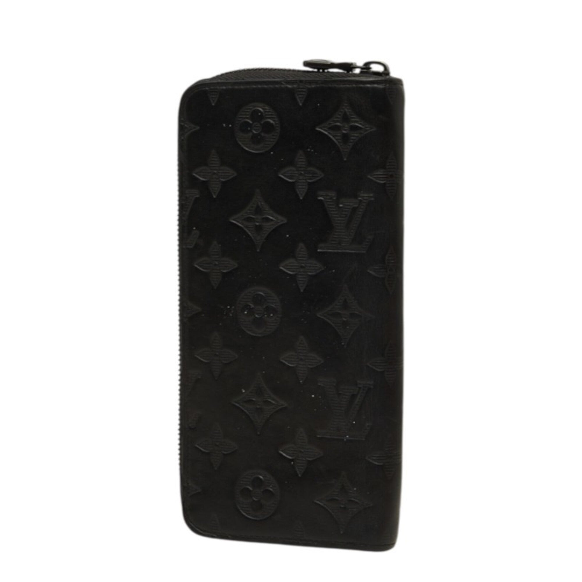 Louis Vuitton Black Monogram Leather Coin Purse/Coin Case (Pre-Owned)