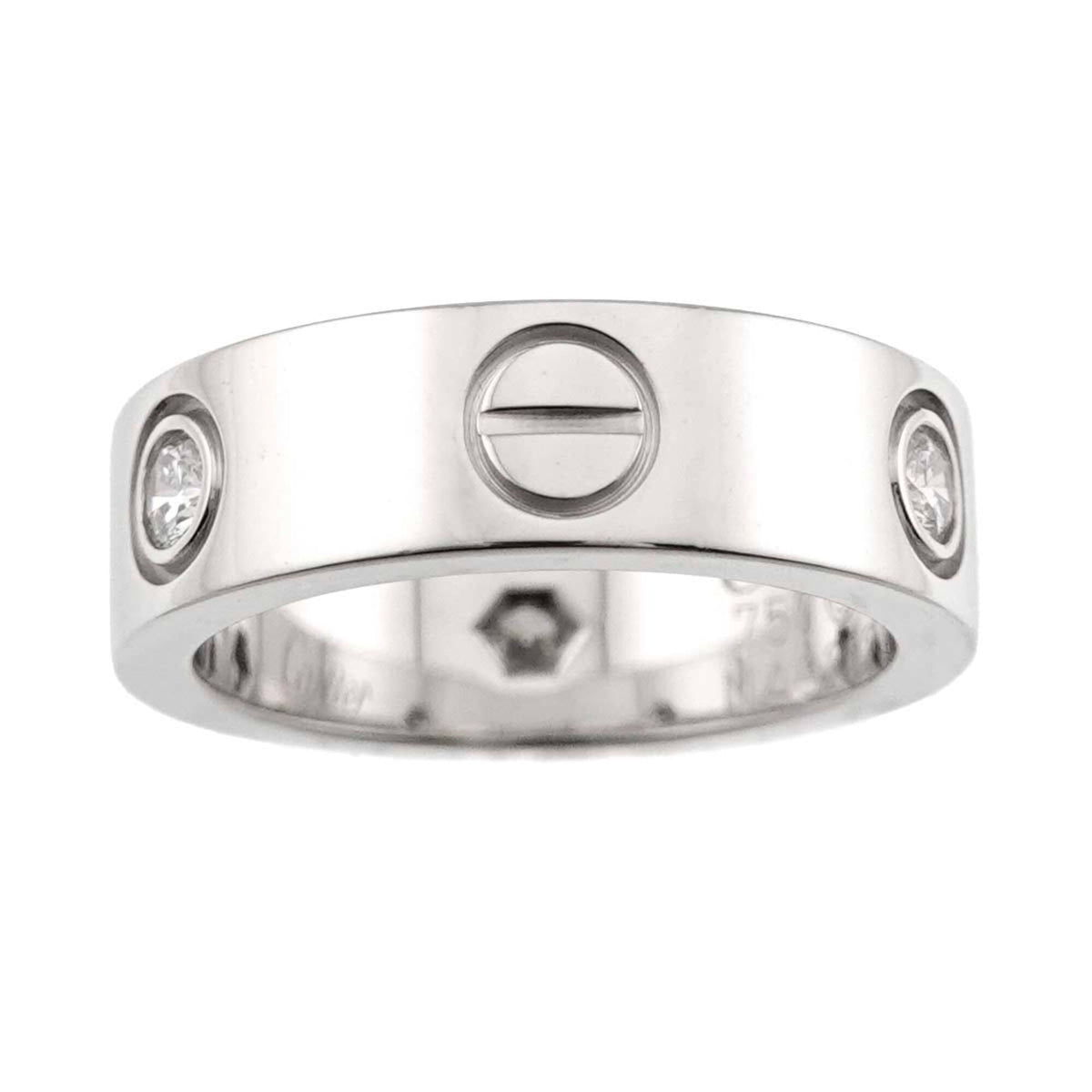Cartier White Gold White Gold (18K) Band Ring (Pre-Owned)