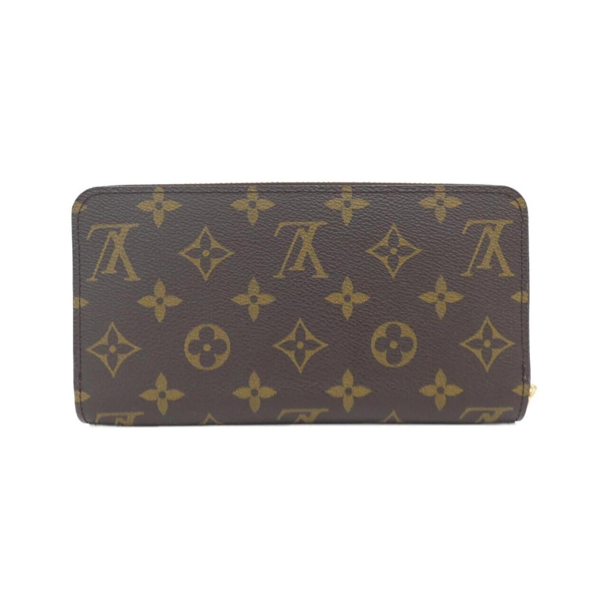 Louis Vuitton Brown Coated Canvas Long Wallet (Bi-Fold) (Pre-Owned)
