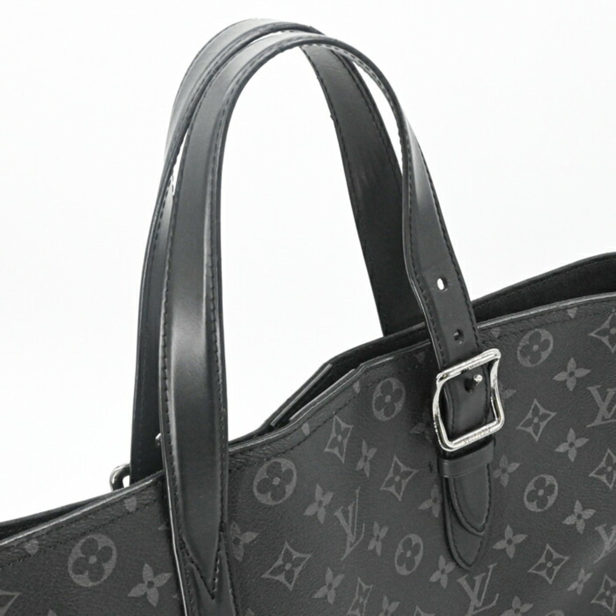 Louis Vuitton Black Monogram Eclipse Shoulder Bag Tote Bag (Pre-Owned)
