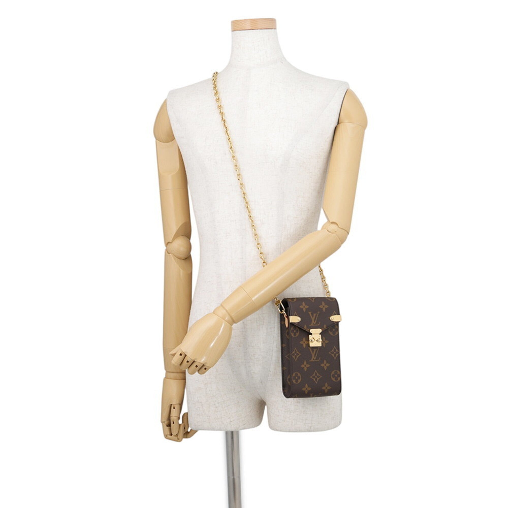 Louis Vuitton Brown Monogram Handbag Pochette (Pre-Owned)