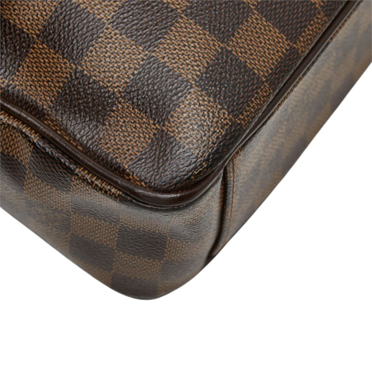 Louis Vuitton Brown Pvc Leather Shoulder Bag (Pre-Owned)