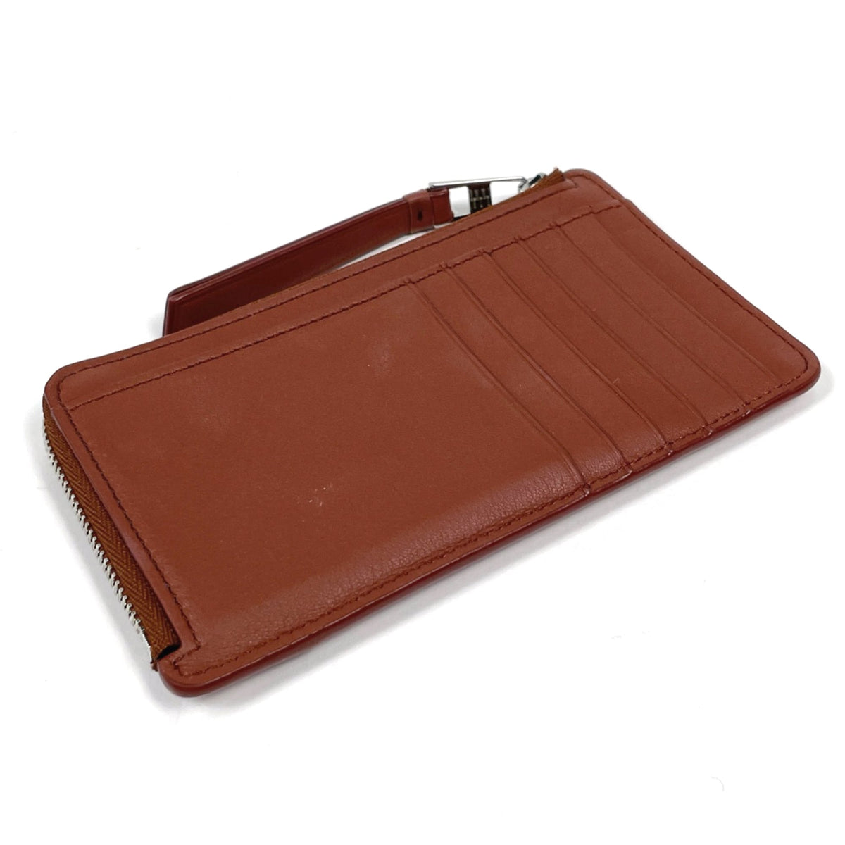Loewe Brown Leather Coin Purse/Coin Case (Pre-Owned)
