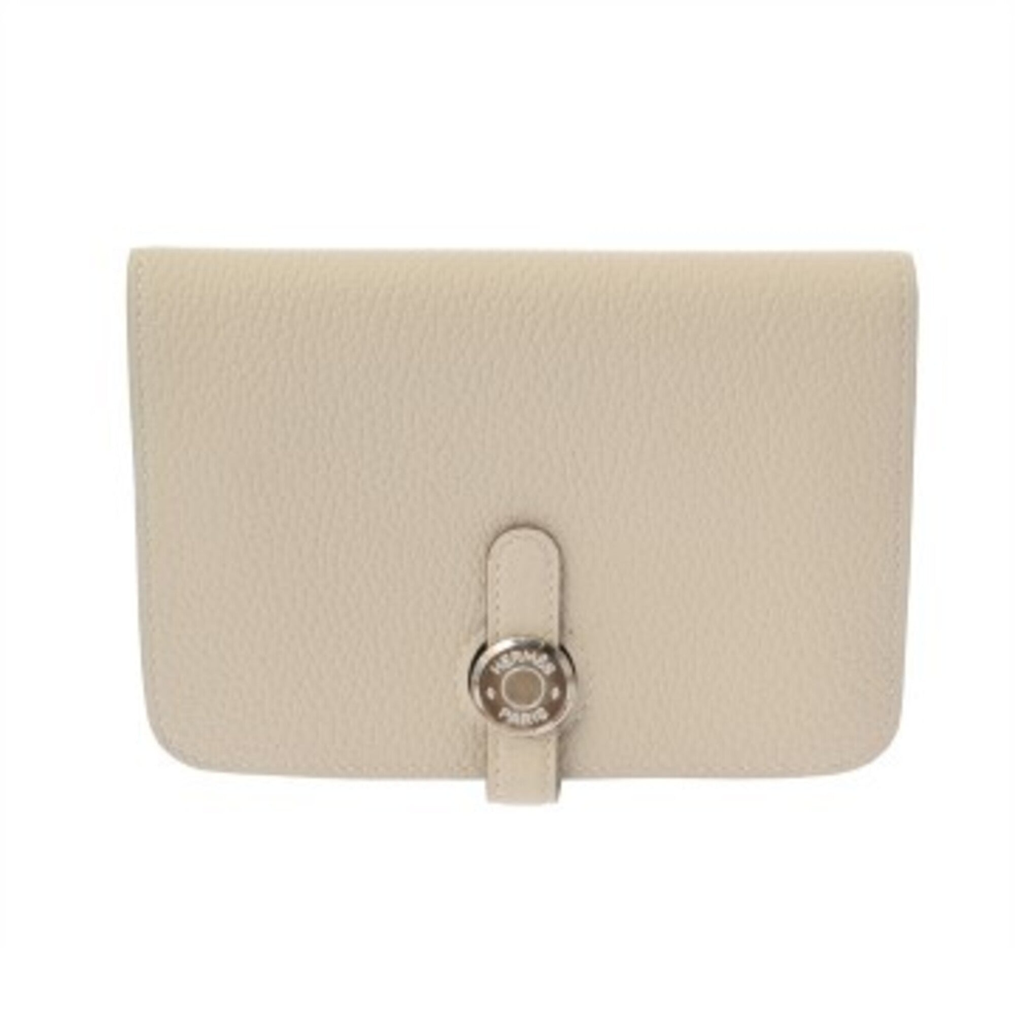 Hermes Togo Leather Wallet (Bi-Fold) (Pre-Owned)