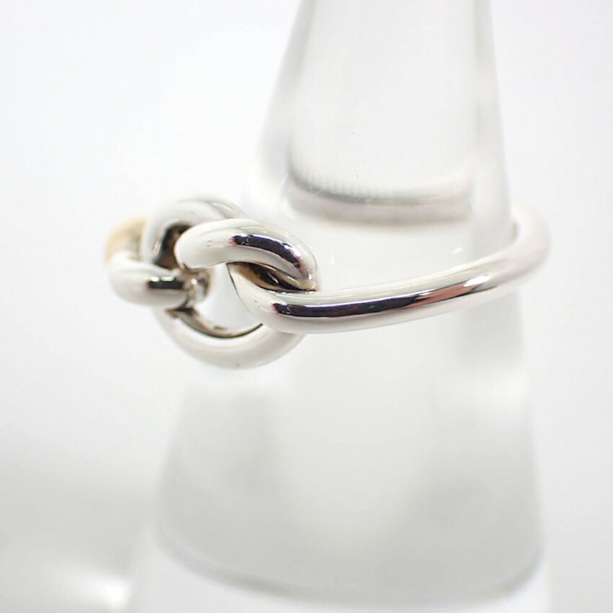 Tiffany Yellow Gold (18K) Sterling Silver 925 Band Ring (Pre-Owned)