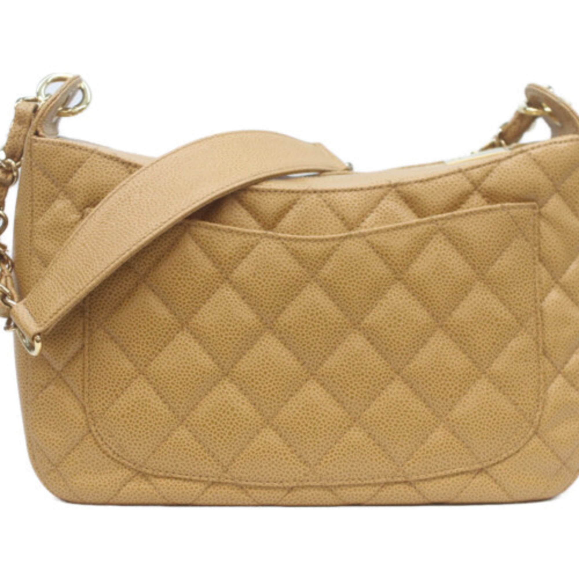 Chanel Grained Calfskin Shoulder Bag (Pre-Owned)