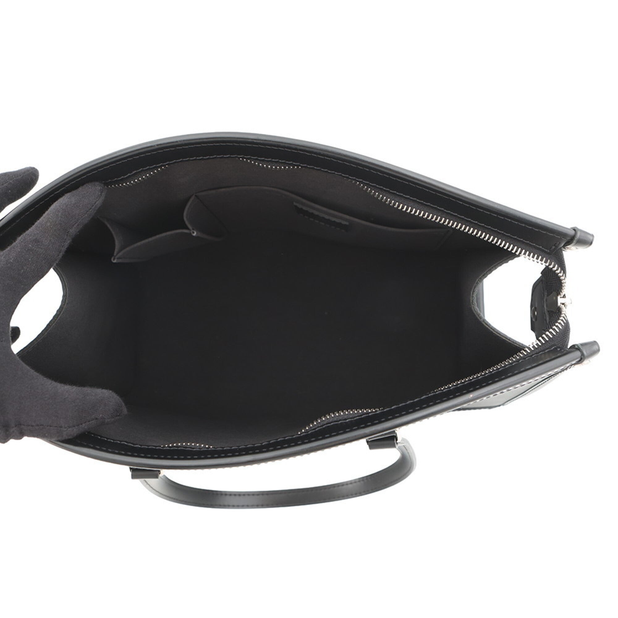 Louis Vuitton Epi Black Noir Epi Leather Handbag Tote Bag (Pre-Owned)