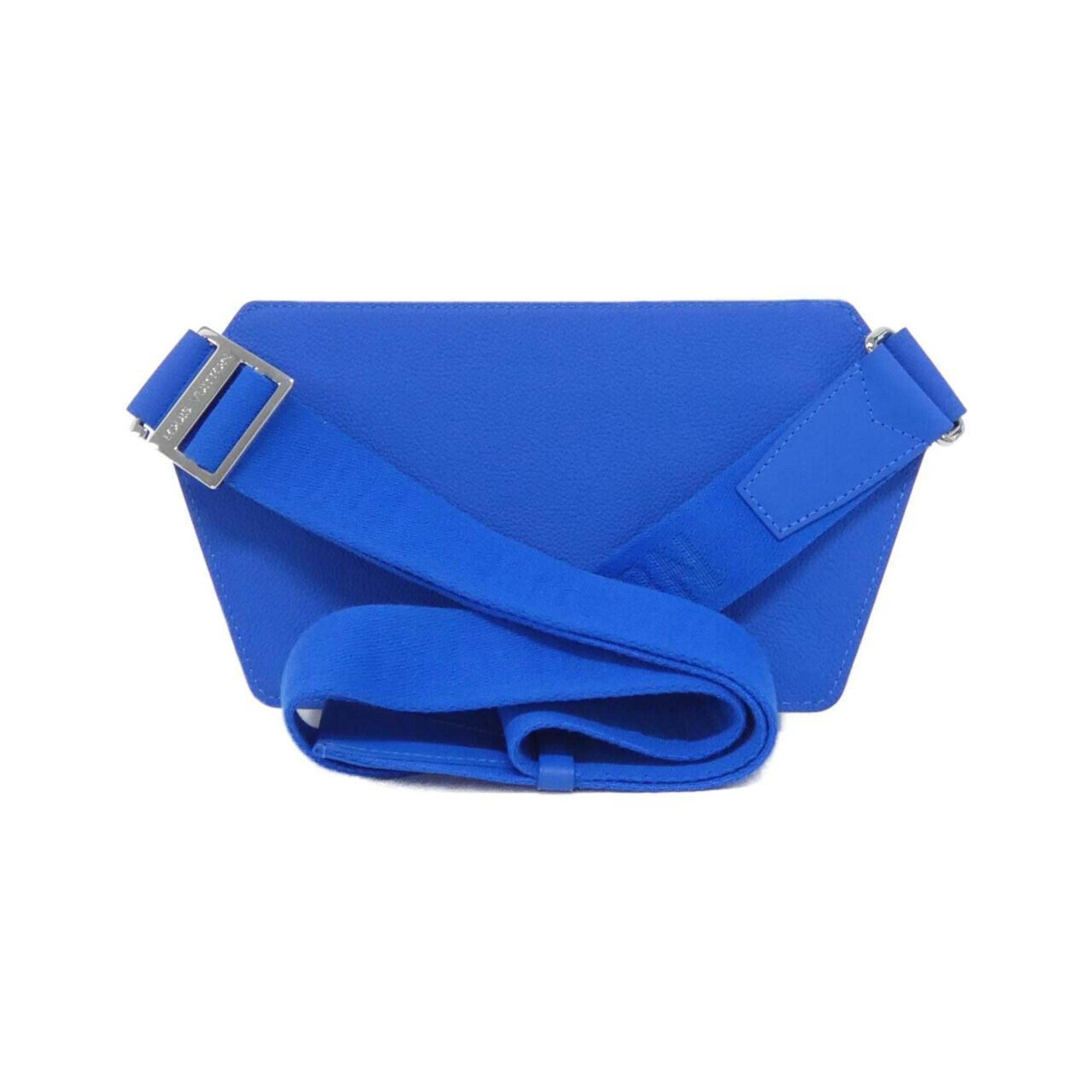 Louis Vuitton Blue Leather Shoulder Bag (Pre-Owned)