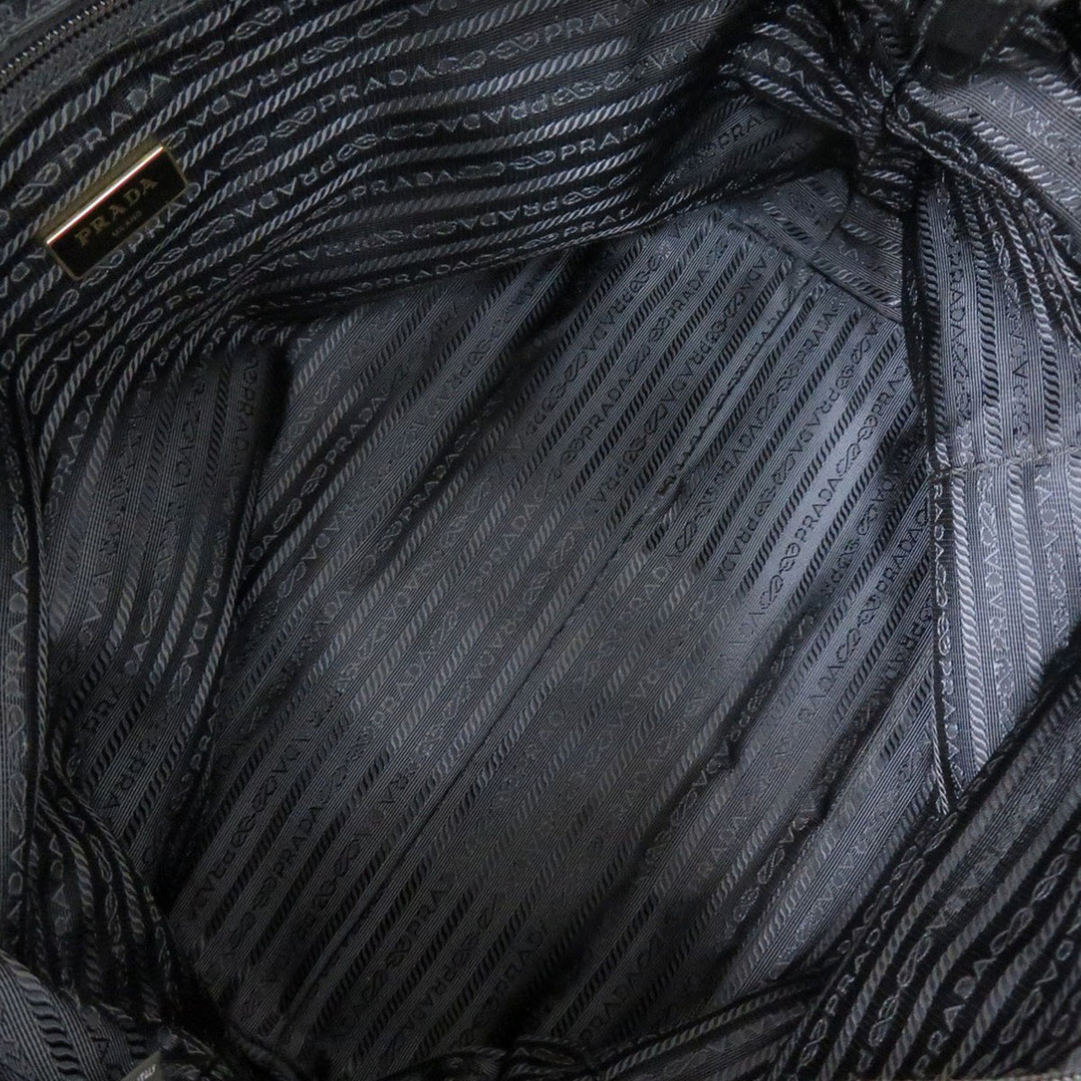 Prada Black Nylon Tote Bag (Pre-Owned)