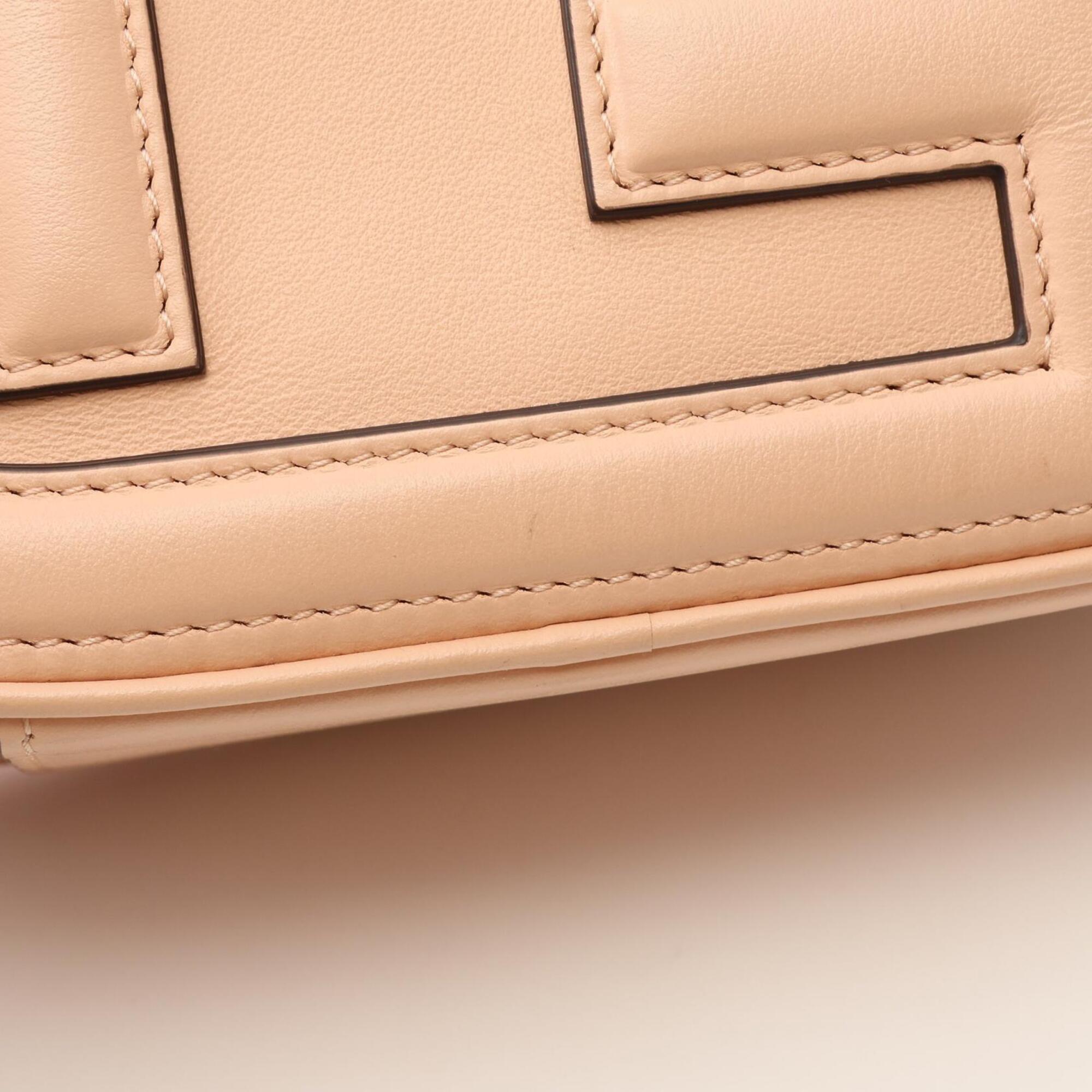 Fendi Pink Leather Handbag (Pre-Owned)