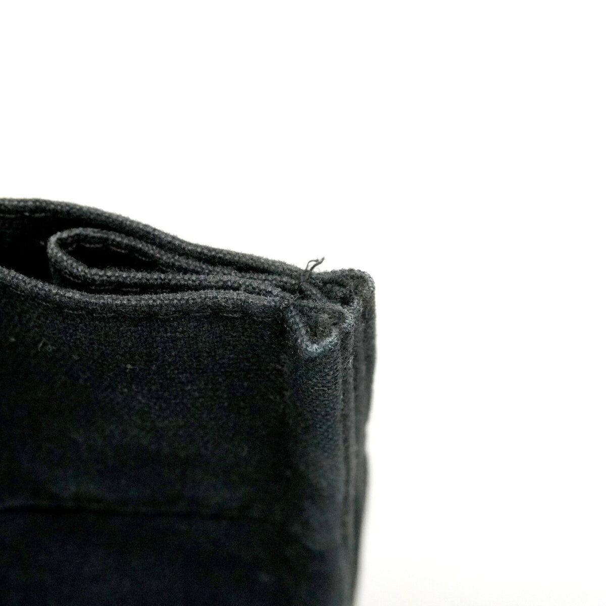 Hermes Black Canvas Tote Bag (Pre-Owned)