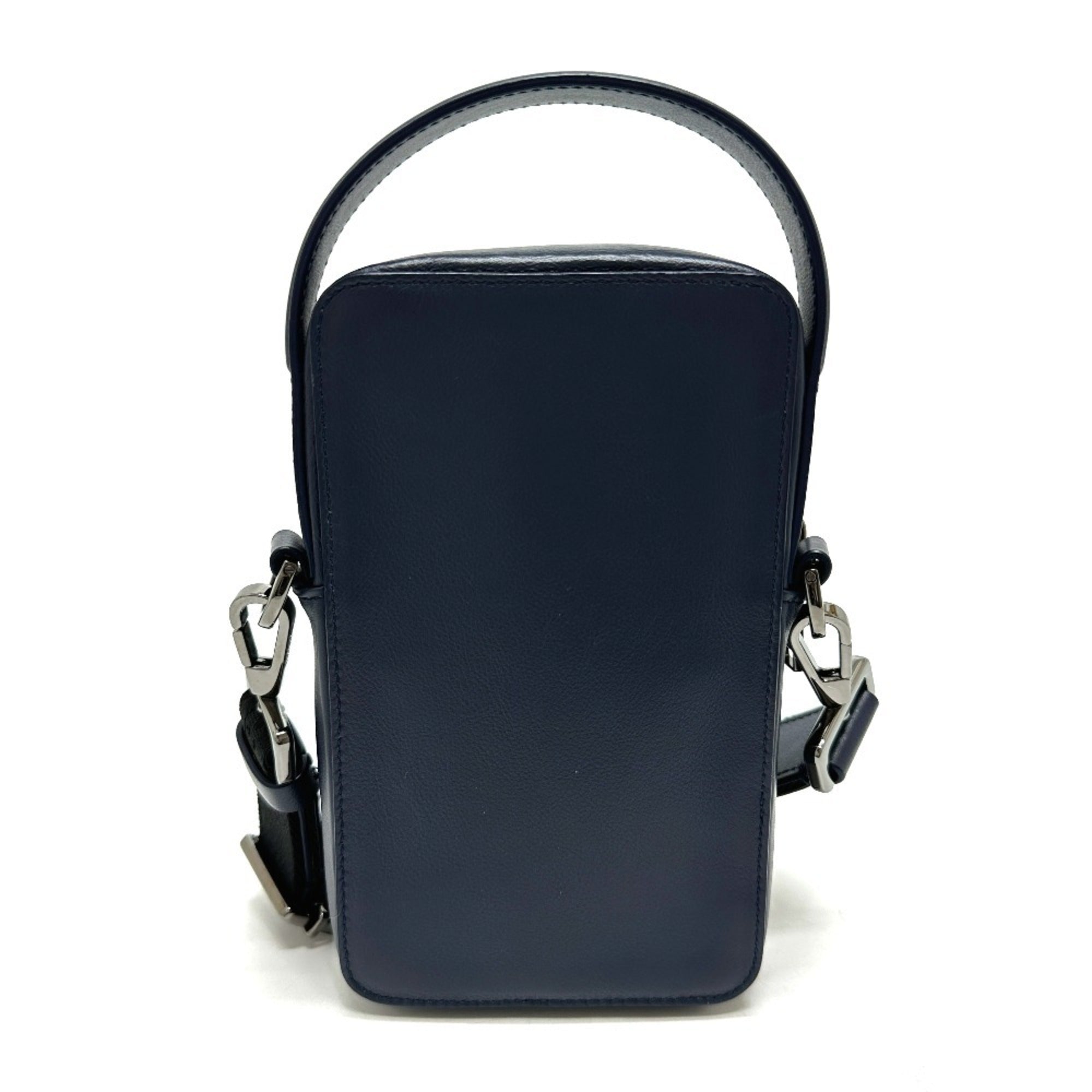 Christian Dior Blue Leather Shoulder Bag (Pre-Owned)