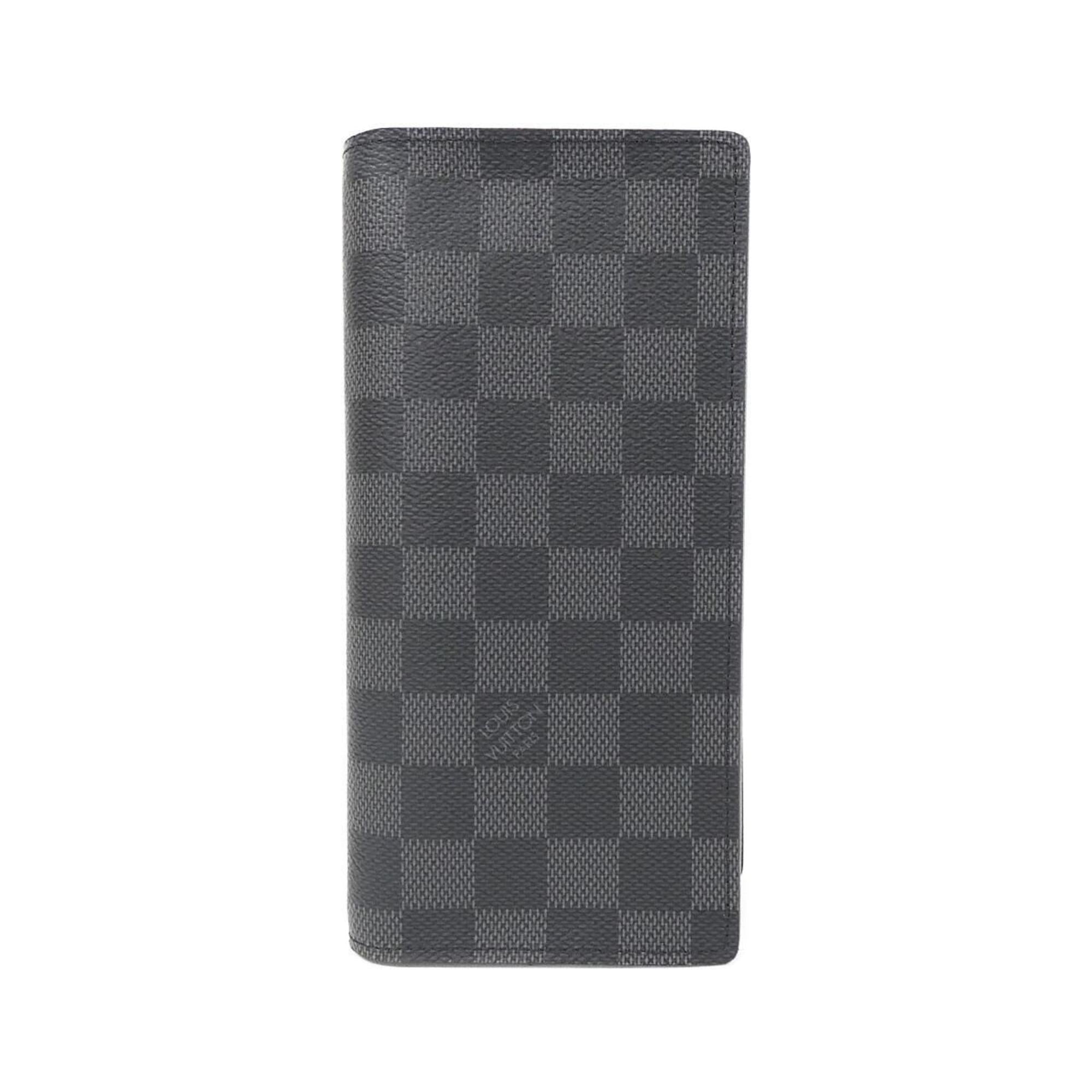 Louis Vuitton Graphite Coated Canvas Long Wallet (Bi-Fold) (Pre-Owned)