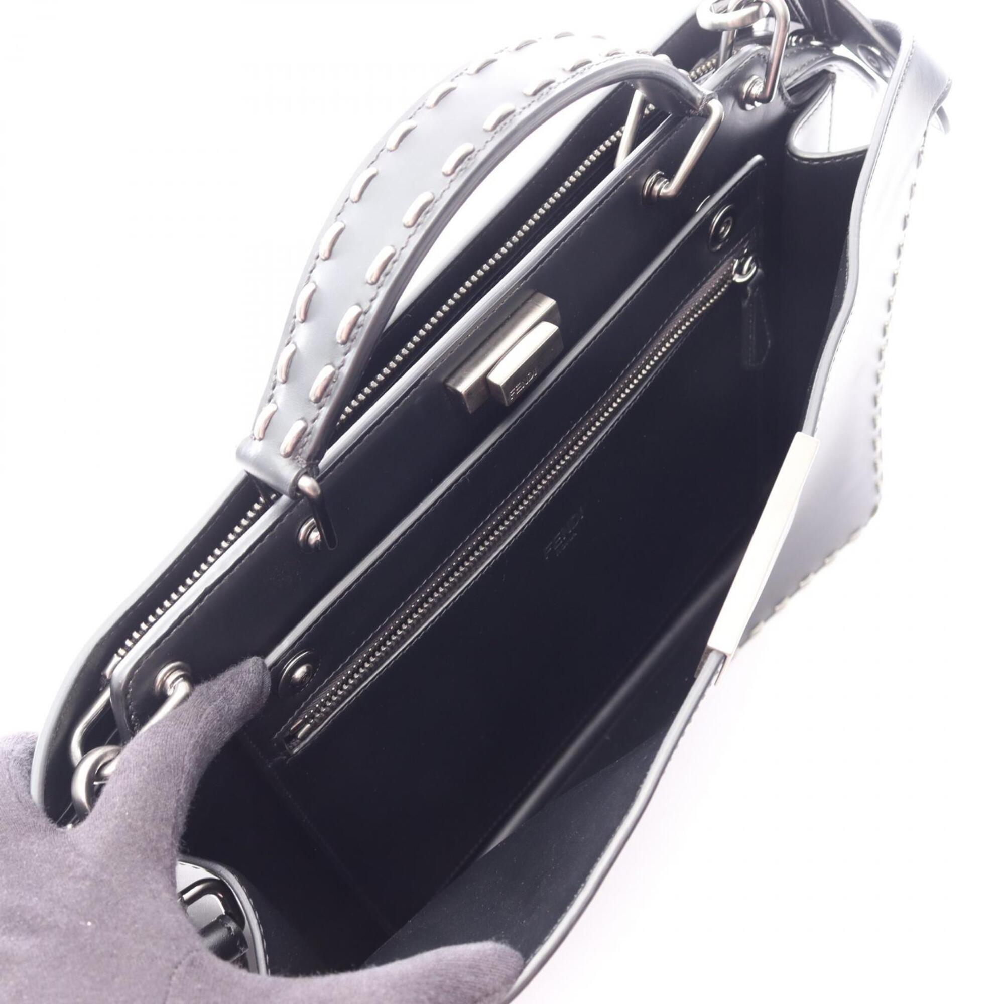 Fendi Black Leather Handbag (Pre-Owned)