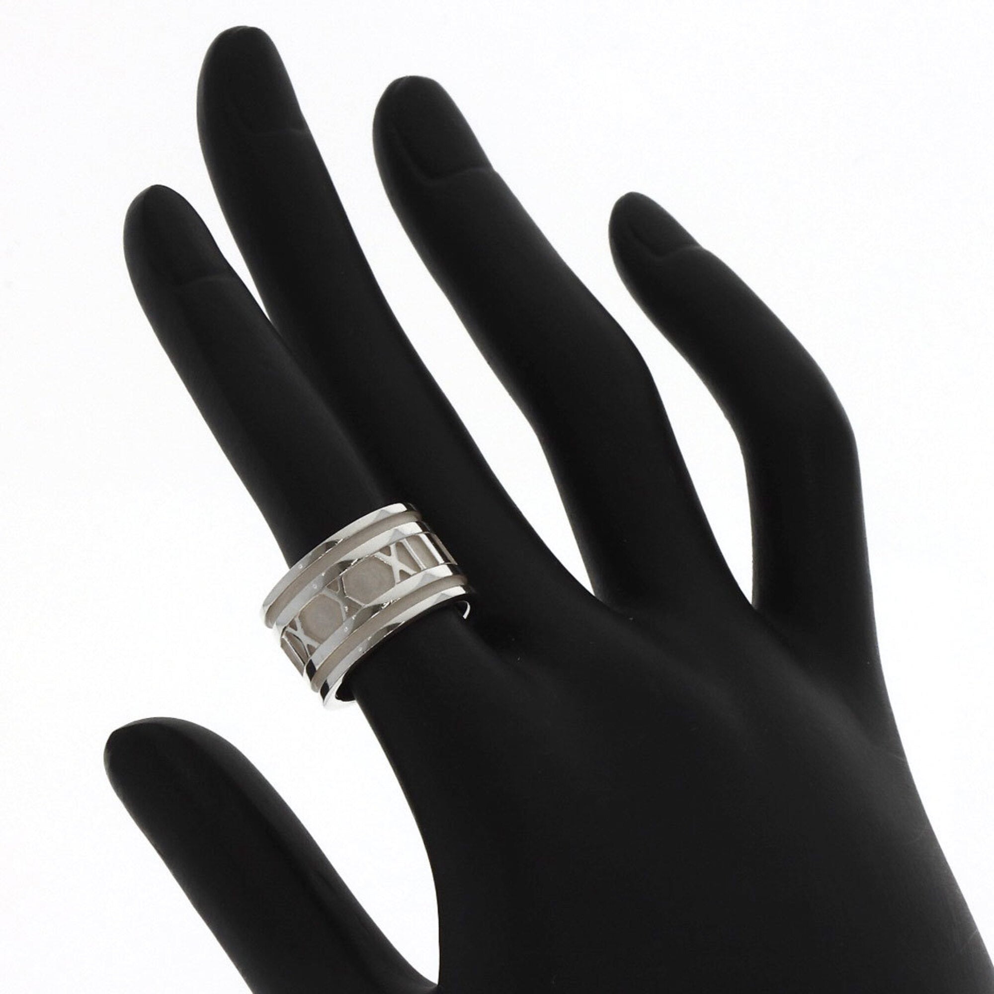 Tiffany Atlas Silver Band Ring (Pre-Owned)