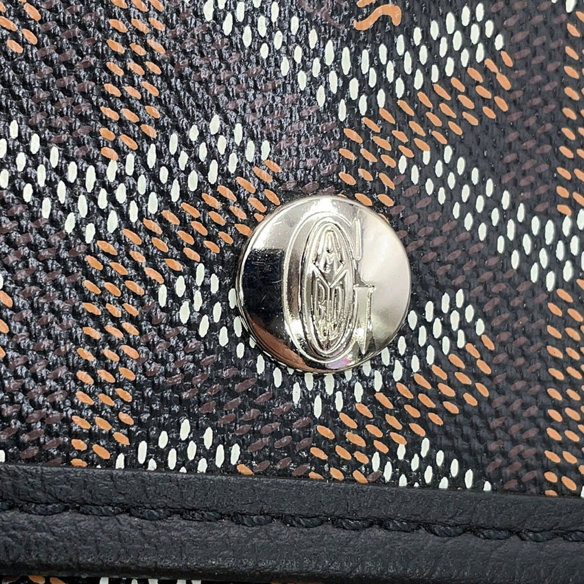 Goyard Black Pvc Leather Handbag Tote Bag (Pre-Owned)