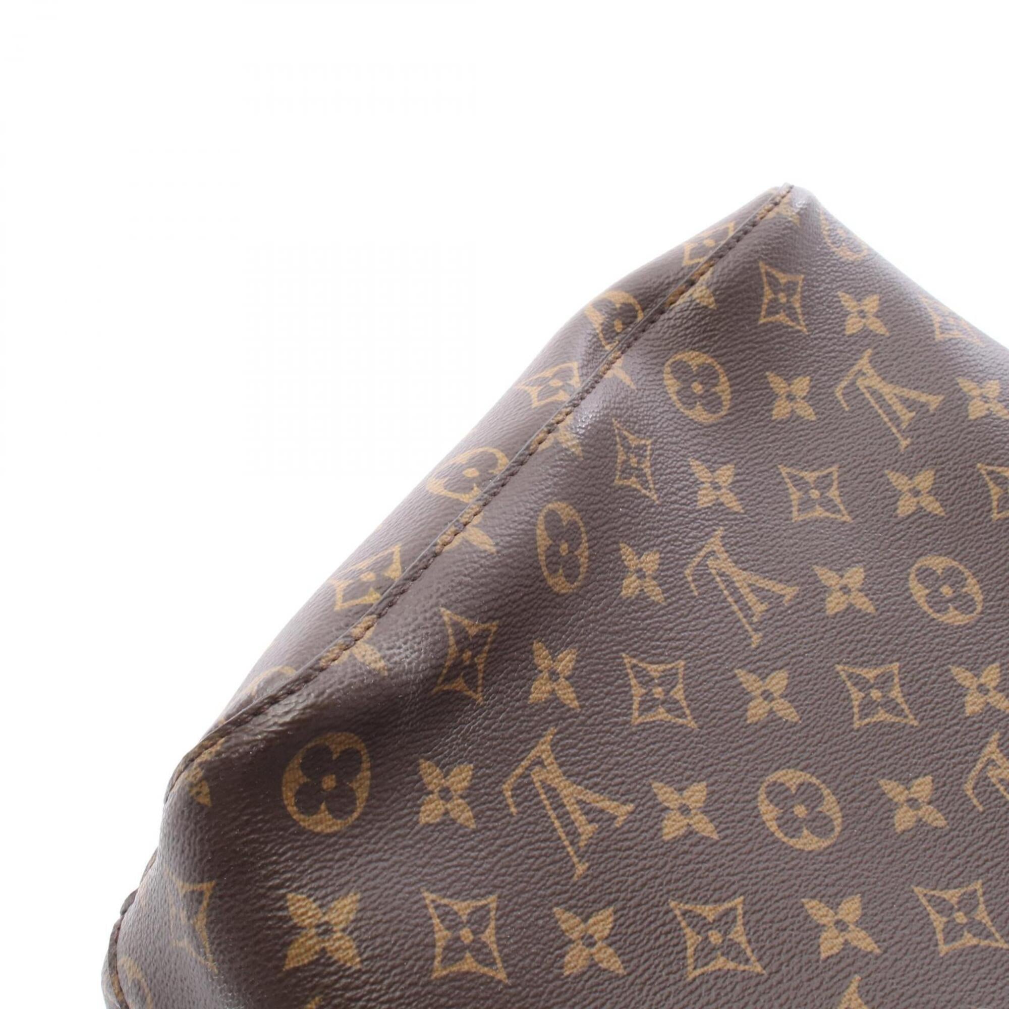 Louis Vuitton Brown Coquelicots Monogram Red Color Monogram Leather Handbag Shoulder Bag (Pre-Owned)