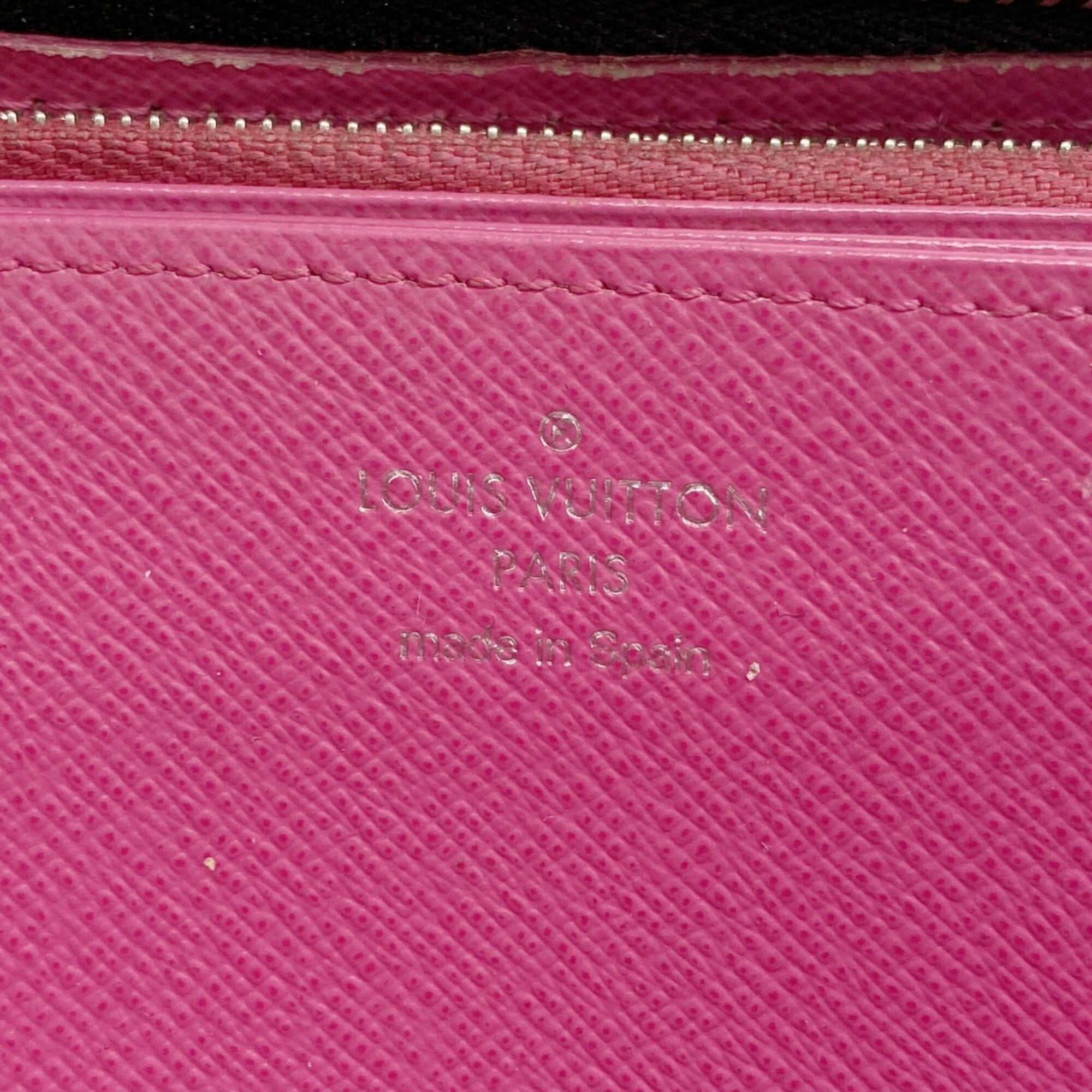 Louis Vuitton Hot Pink Noir Long Wallet (Bi-Fold) (Pre-Owned)