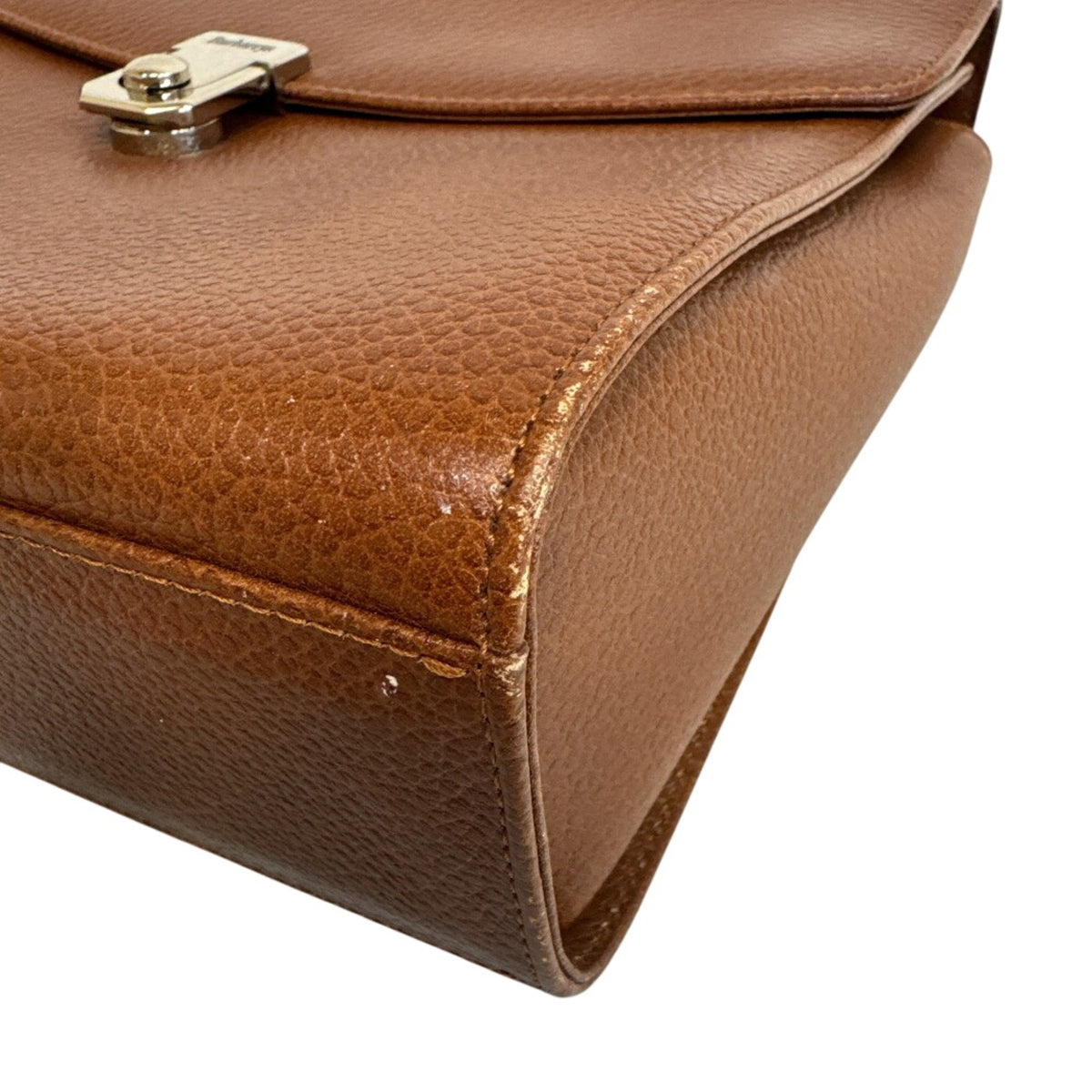 Burberry Brown Leather Shoulder Bag (Pre-Owned)