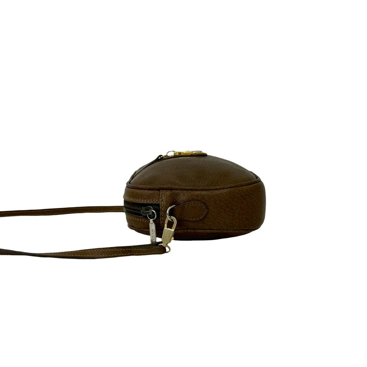 Gucci Brown Leather Shoulder Bag (Pre-Owned)