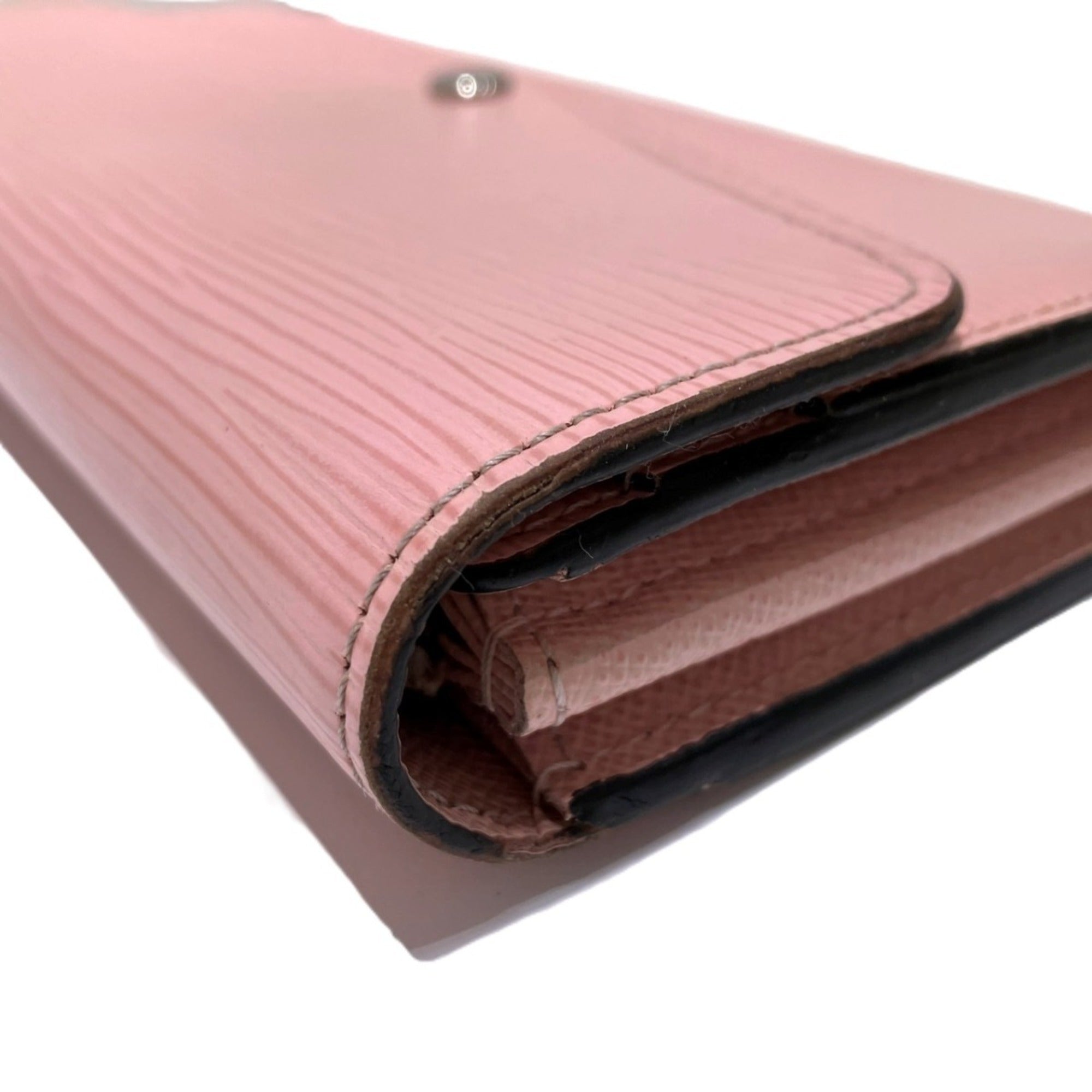Louis Vuitton Epi Pink Epi Leather Long Wallet (Bi-Fold) (Pre-Owned)