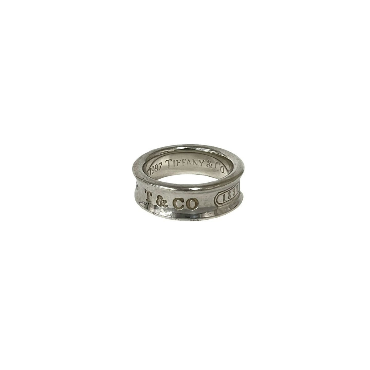 Tiffany Silver Silver 925 Band Ring (Pre-Owned)