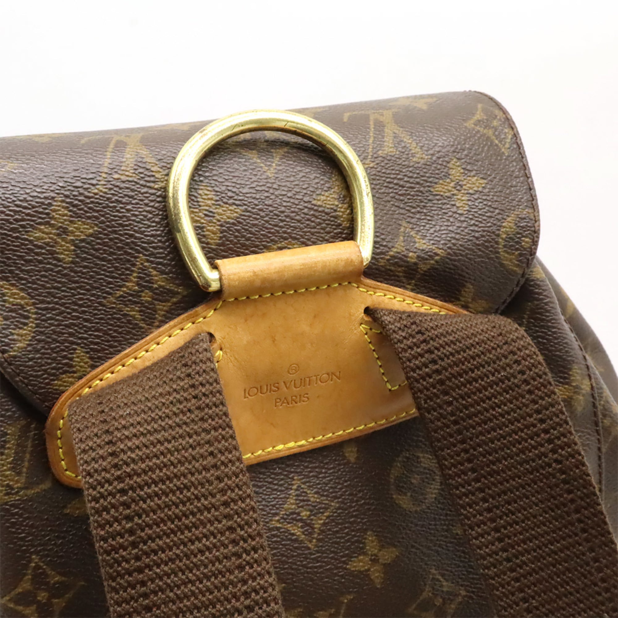 Louis Vuitton Brown Monogram Monogram Backpack Shoulder Bag (Pre-Owned)