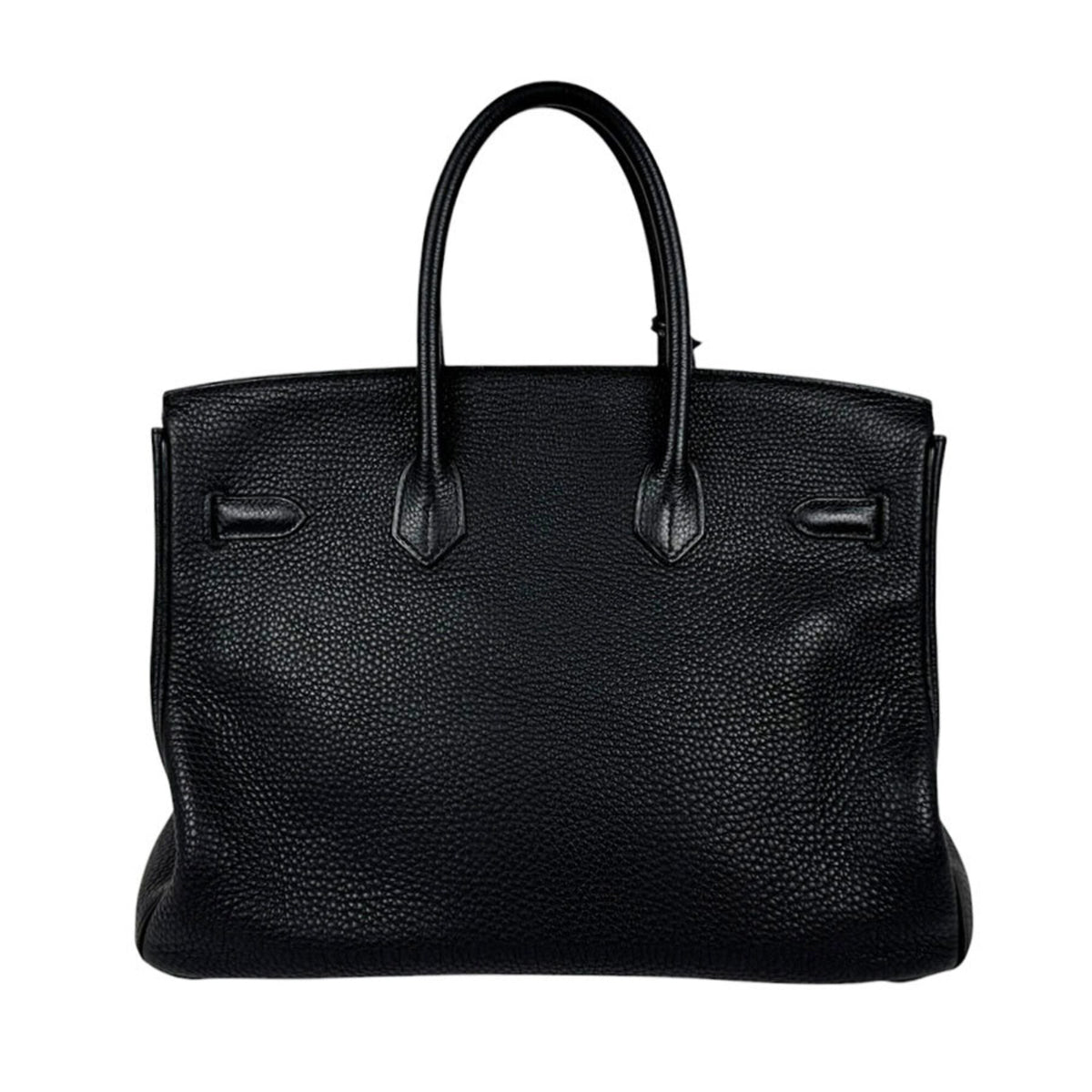 Hermes Black Togo Leather Handbag (Pre-Owned)