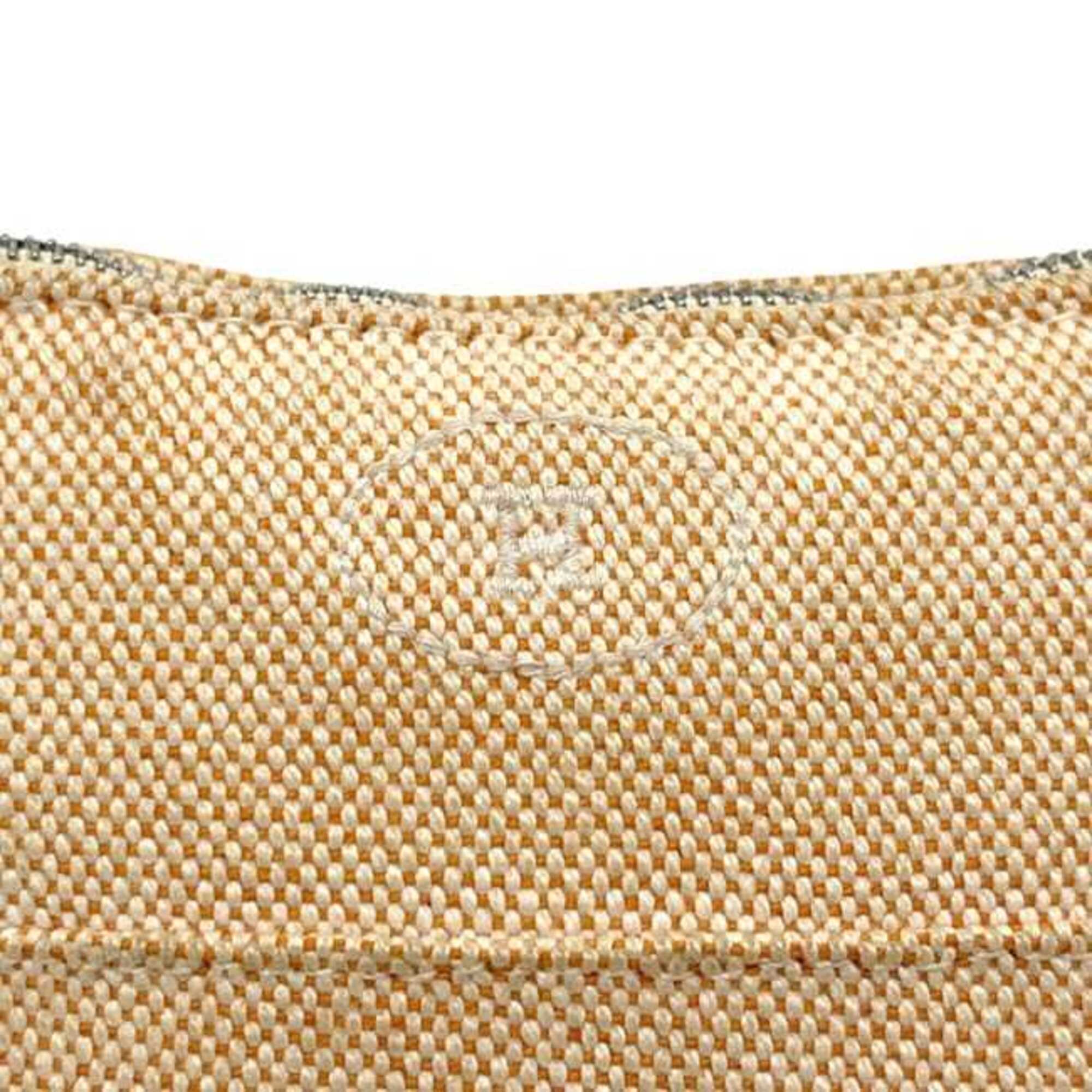 Hermes Beige Toile H Pouch (Pre-Owned)