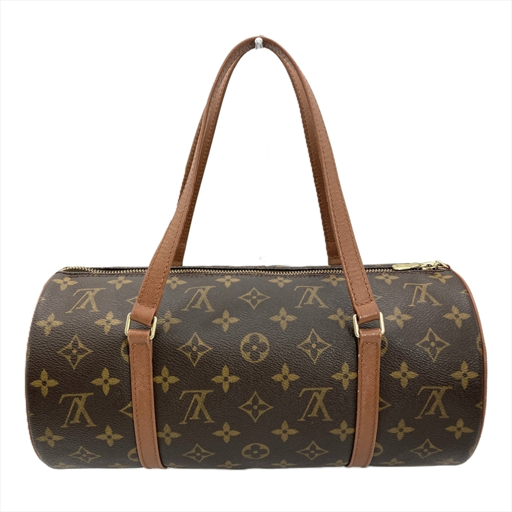 Louis Vuitton Brown Monogram Canvas Handbag Pouch (Pre-Owned)