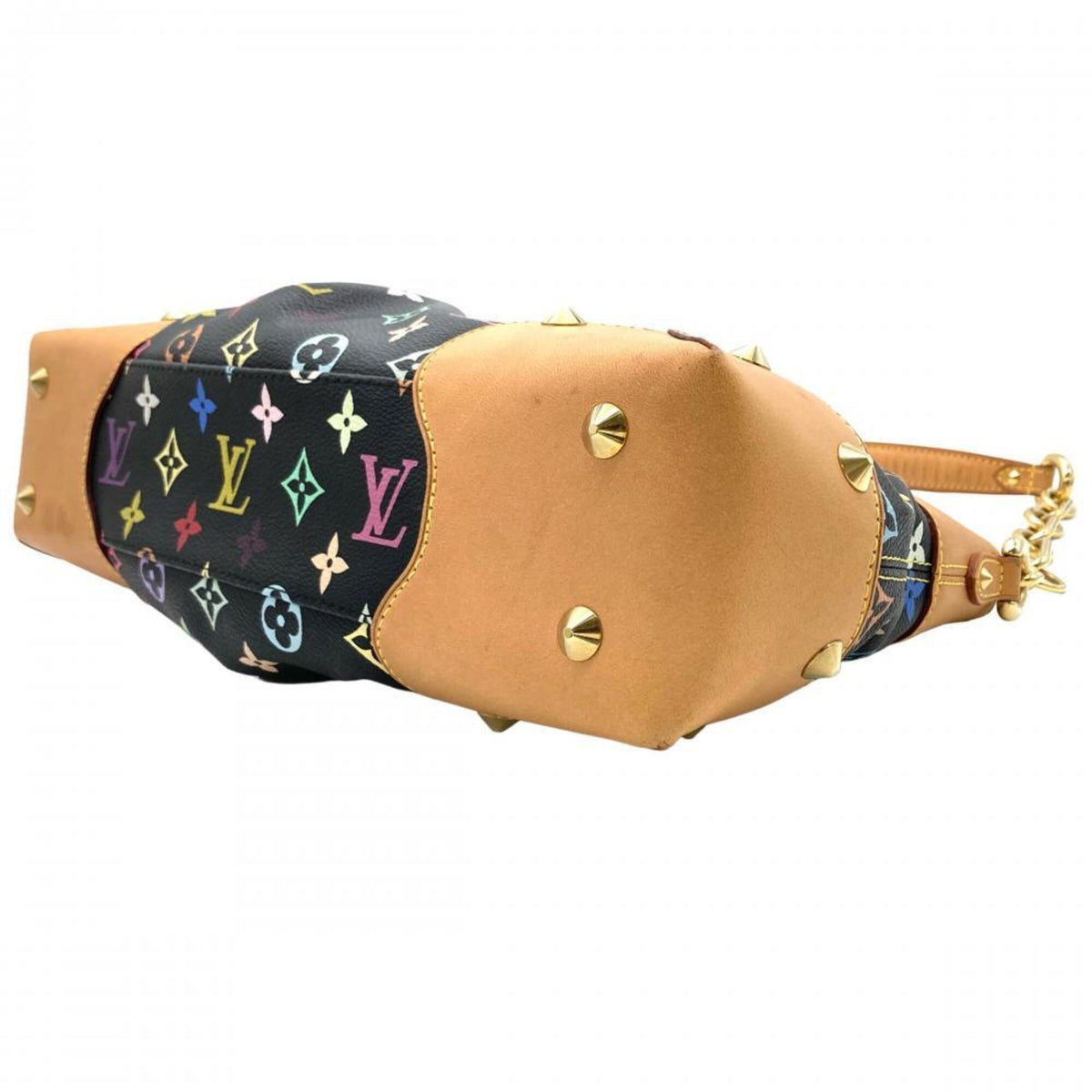 Louis Vuitton Monogram Multicolore Black Coated Canvas Handbag (Pre-Owned)