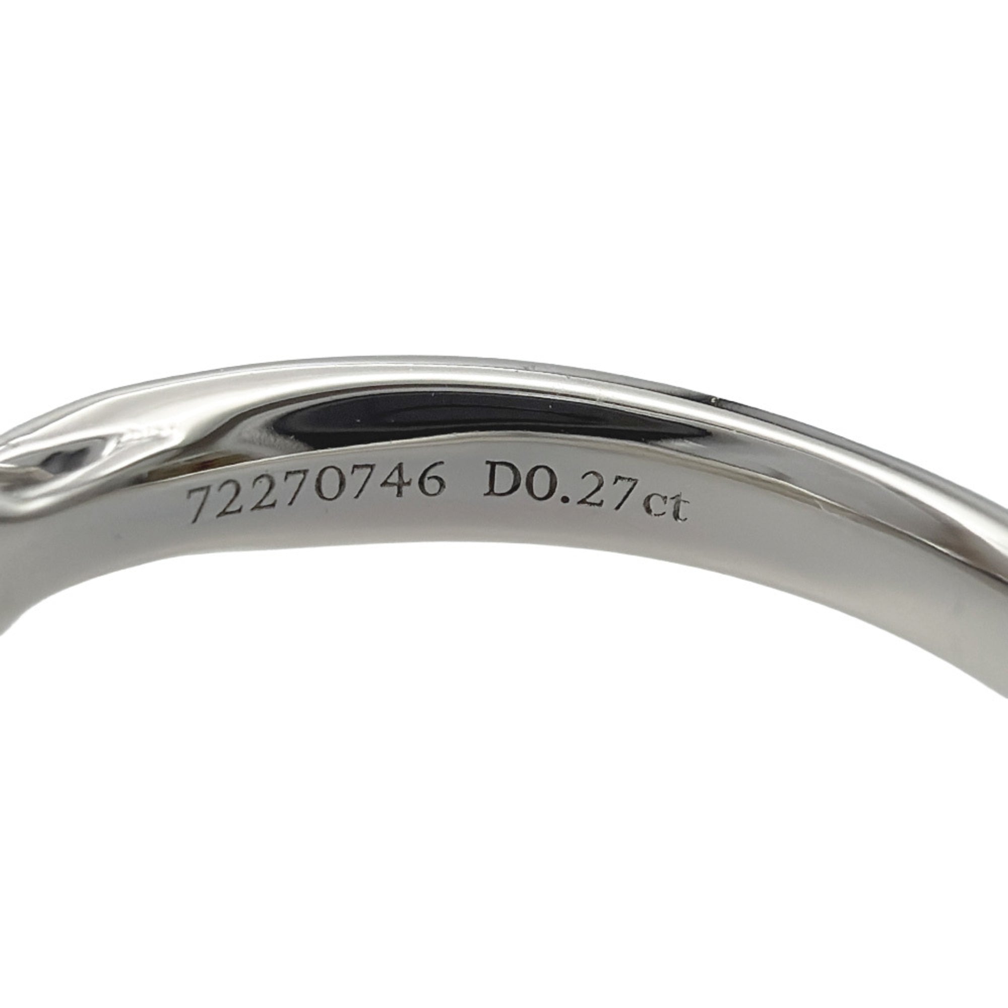 Tiffany Platinum Platinum 950 Band Ring (Pre-Owned)