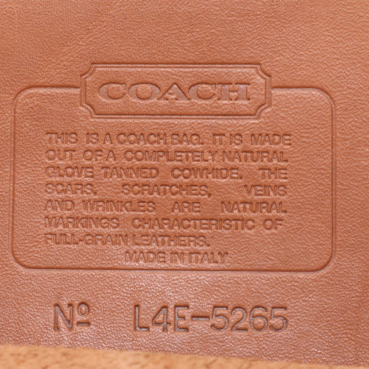 Coach Brown Leather Shoulder Bag Tote Bag (Pre-Owned)
