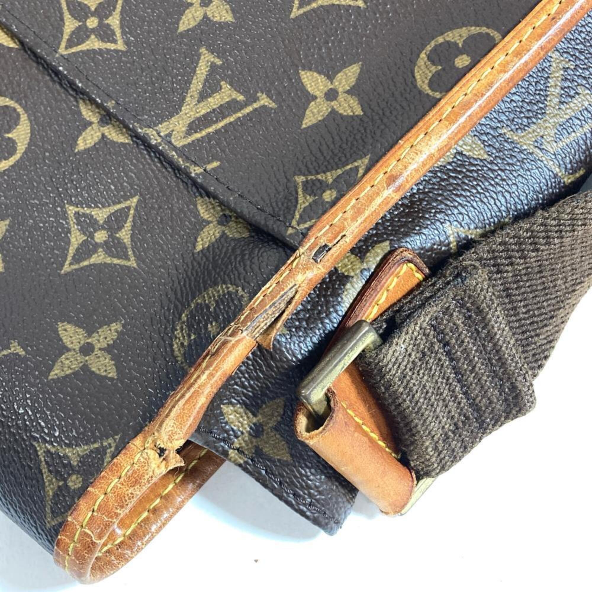 Louis Vuitton Brown Monogram Canvas Messenger Bag Shoulder Bag (Pre-Owned)