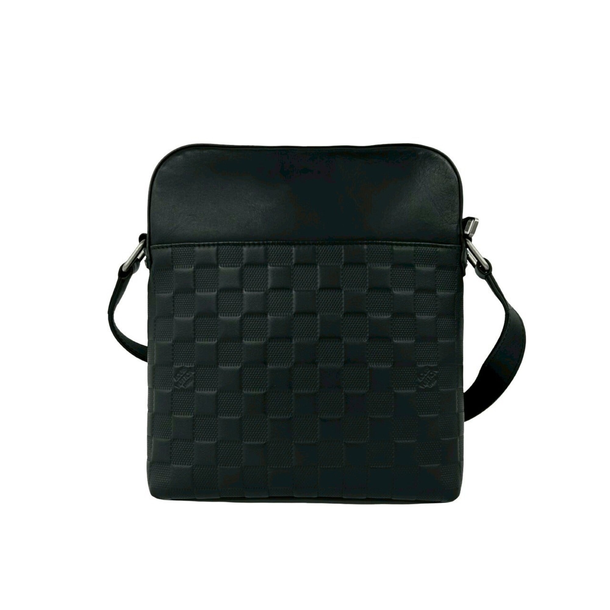 Louis Vuitton Black Leather Pochette Shoulder Bag (Pre-Owned)