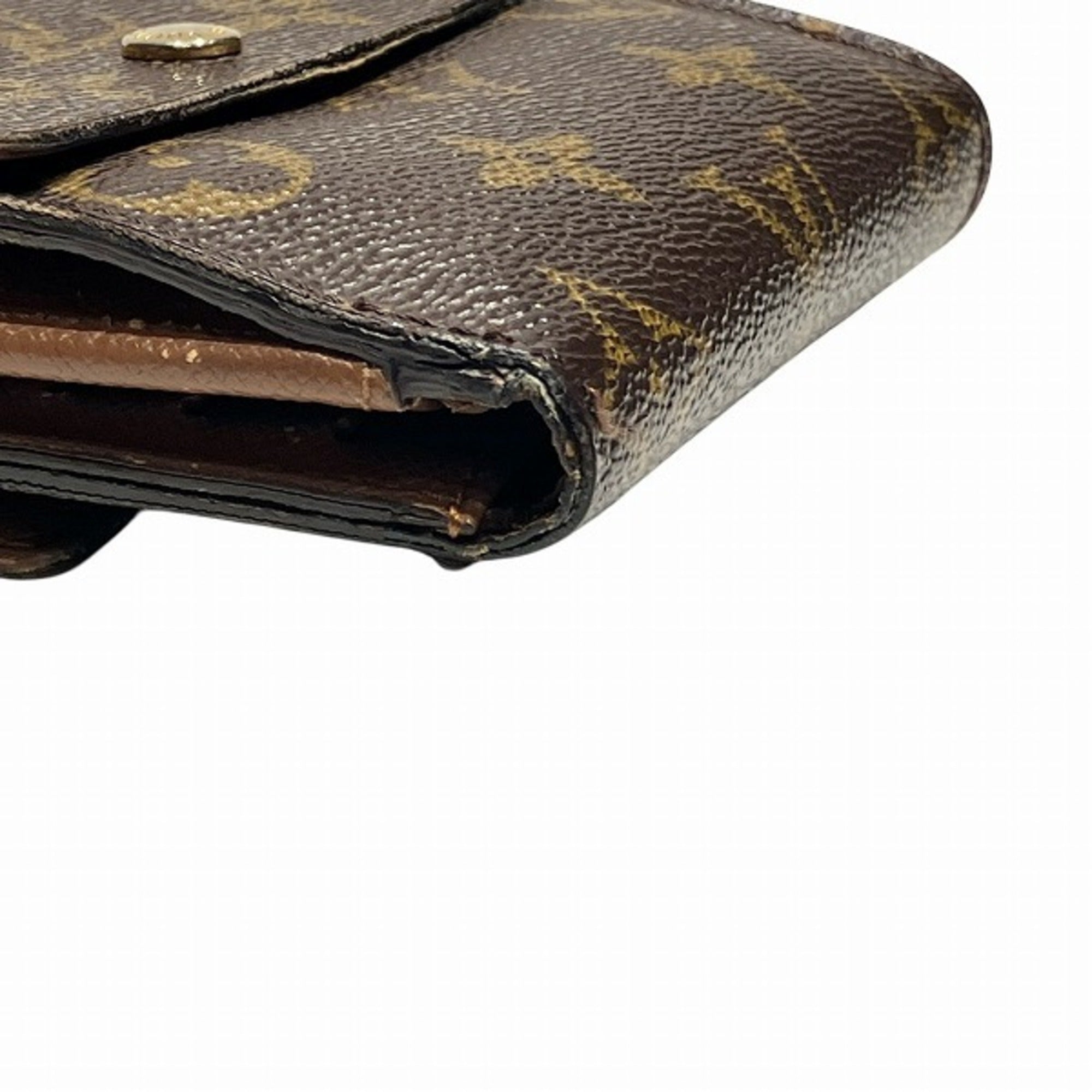 Louis Vuitton Monogram Brown Monogram Wallet (Tri-Fold) (Pre-Owned)