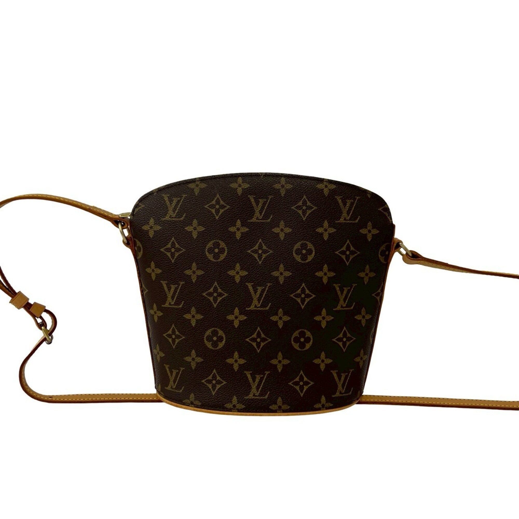 Louis Vuitton Brown Pvc Leather Pochette Shoulder Bag (Pre-Owned)