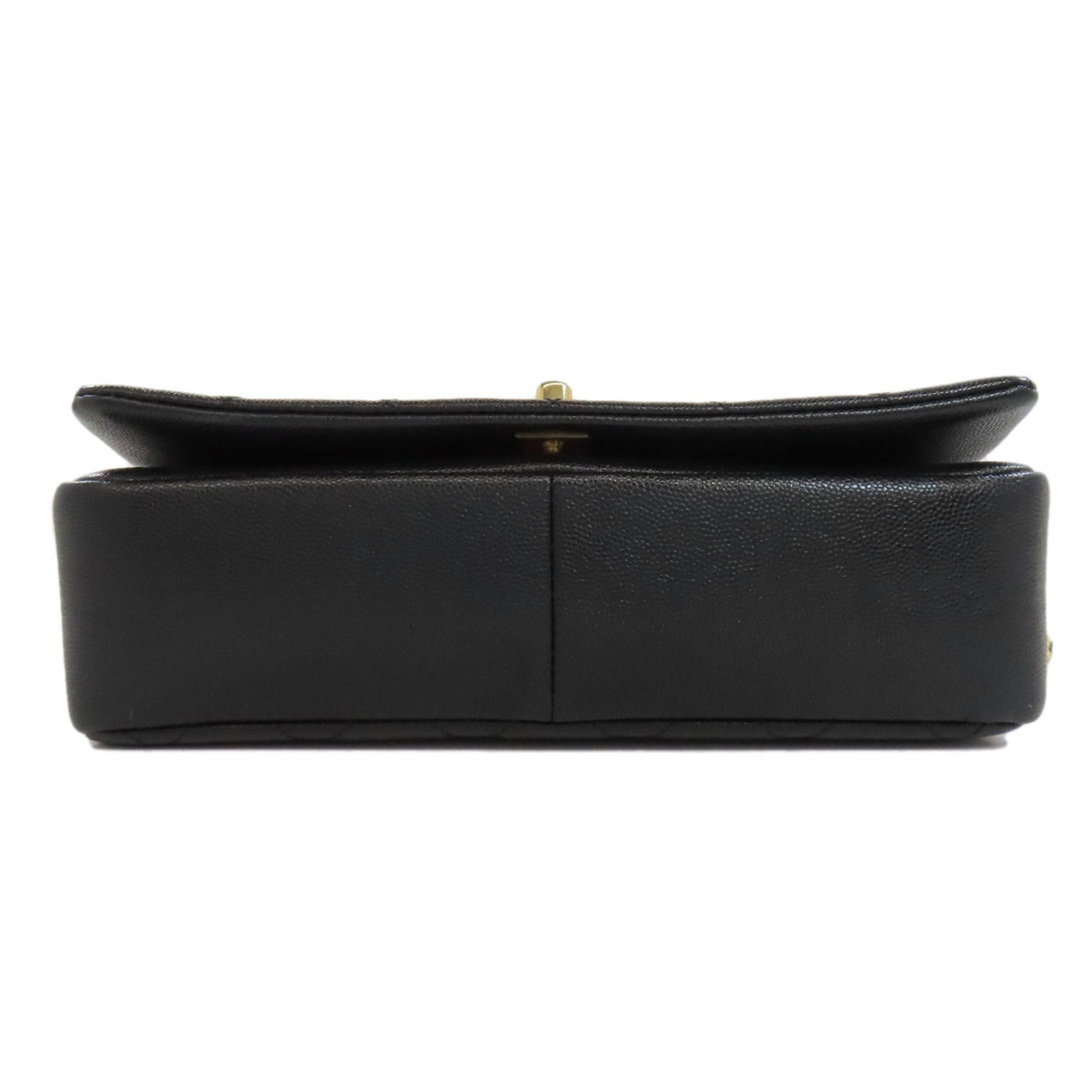 Chanel Black Leather Shoulder Bag (Pre-Owned)