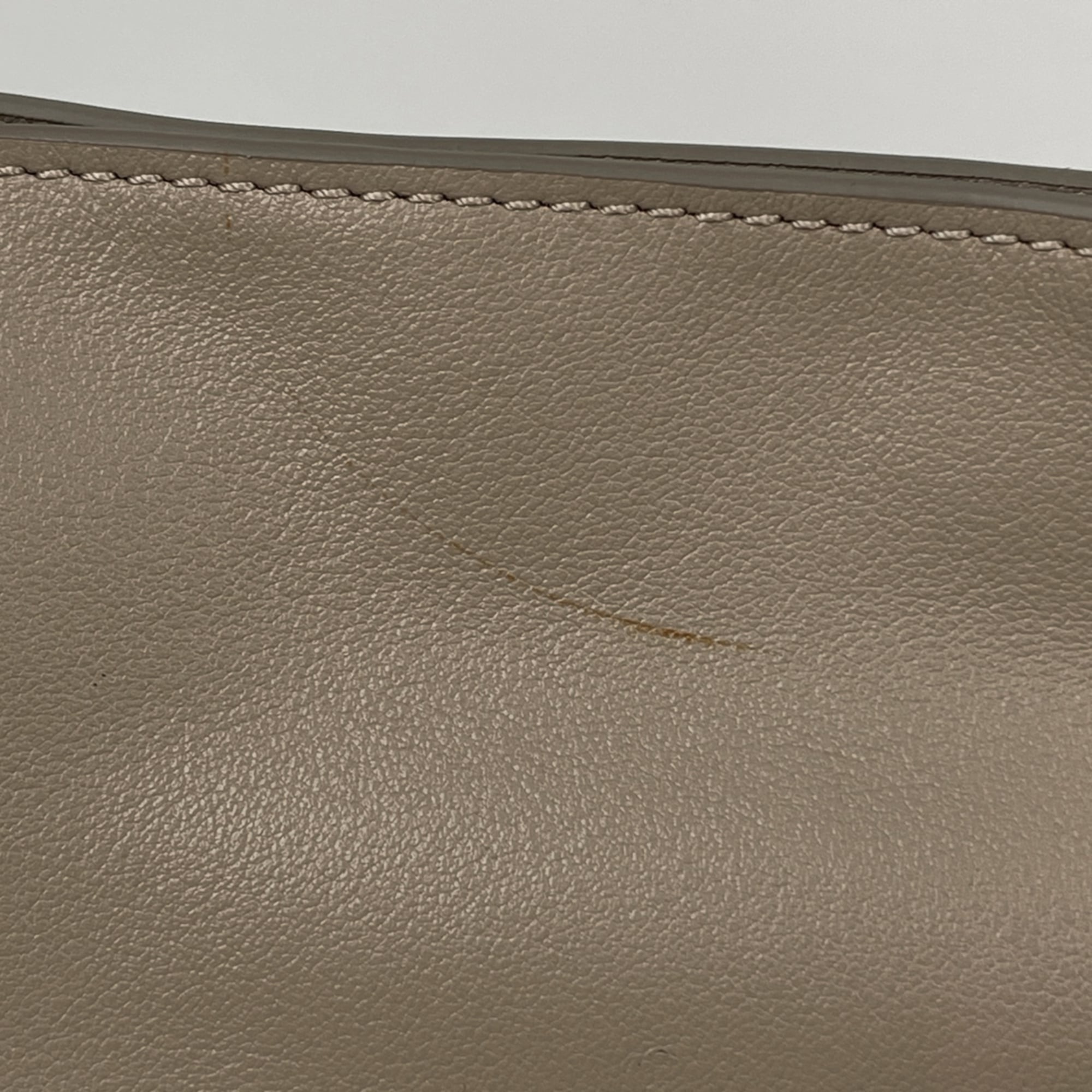 Loewe Beige Sand Leather Pouch (Pre-Owned)