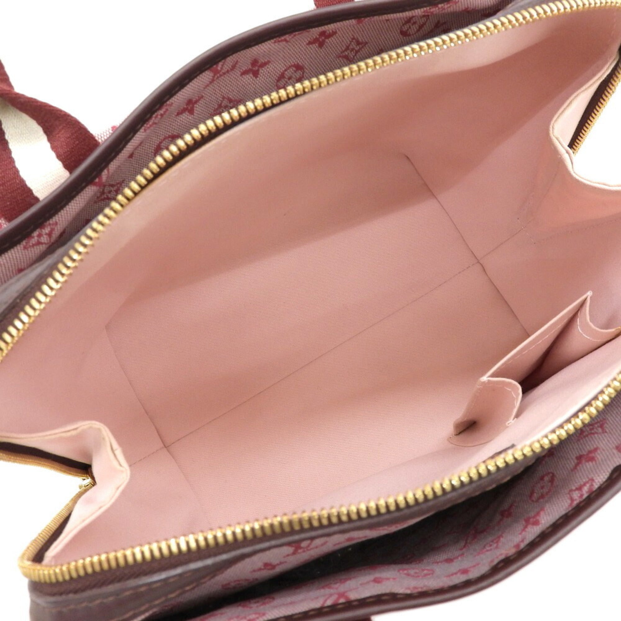 Louis Vuitton Monogram Mini Cerise Cherry Red Color Canvas Handbag (Pre-Owned)