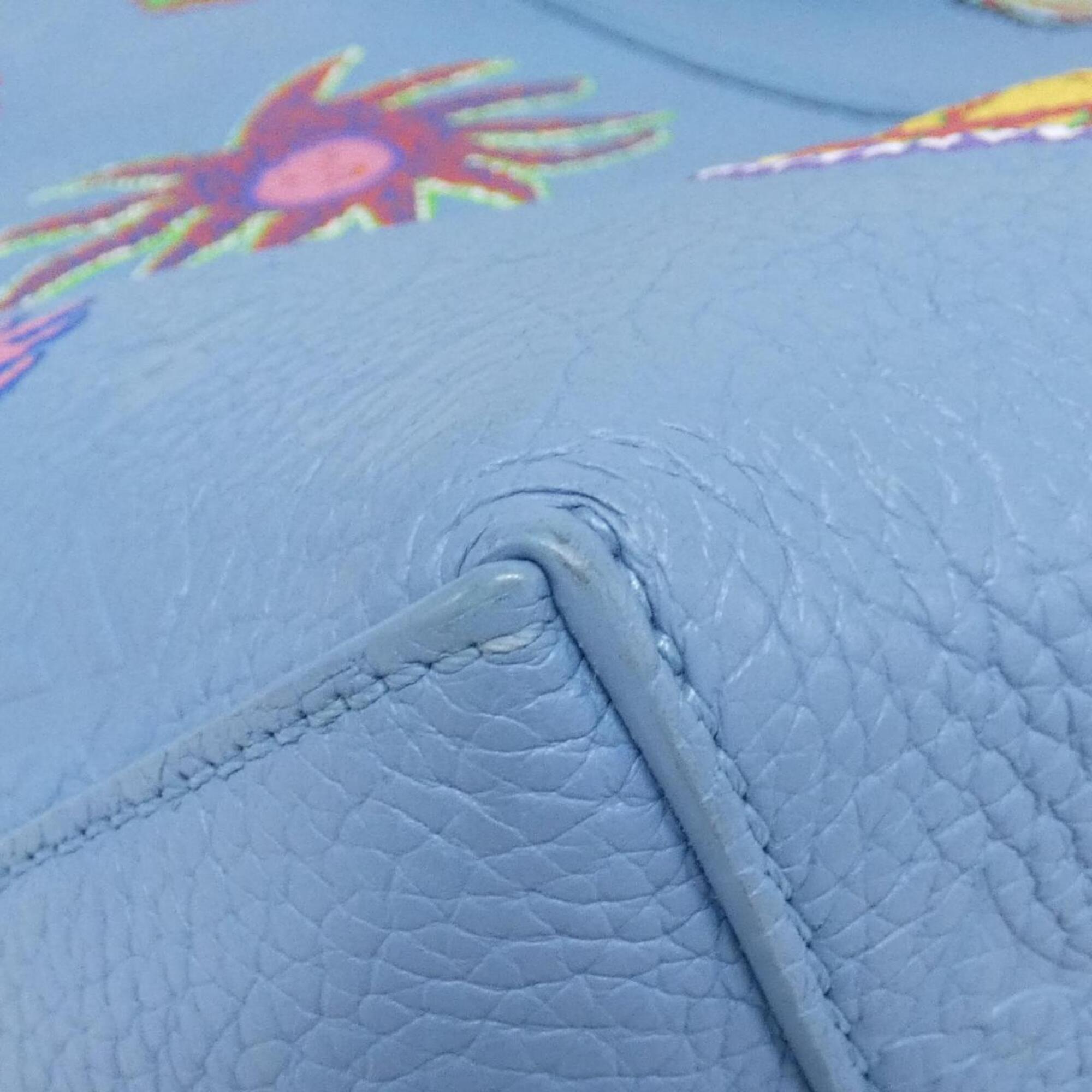 Louis Vuitton Blue Leather Handbag (Pre-Owned)