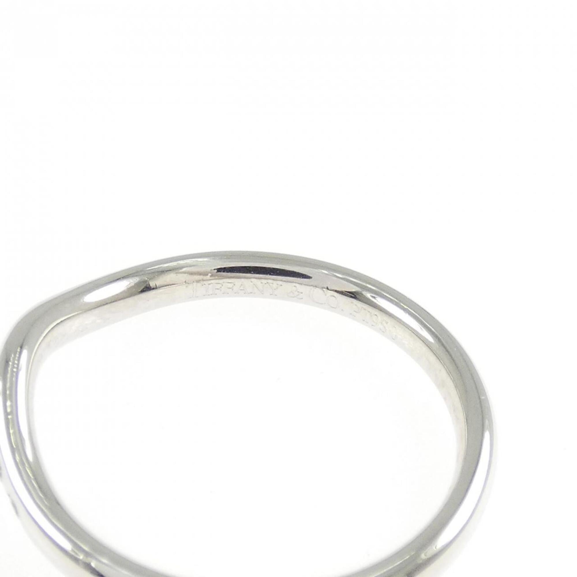 Tiffany Platinum Platinum 950 Band Ring (Pre-Owned)