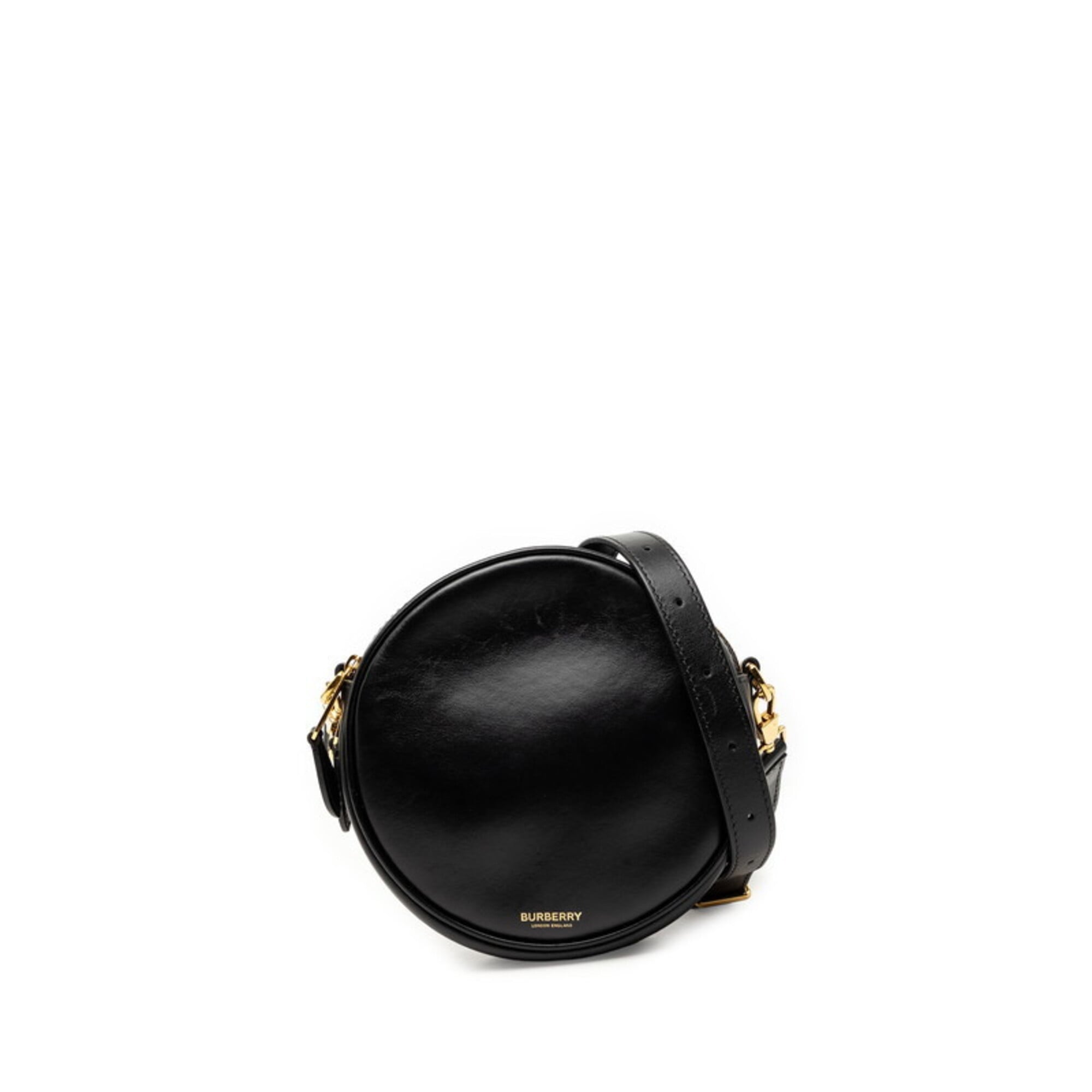 Burberry Black Leather Shoulder Bag (Pre-Owned)