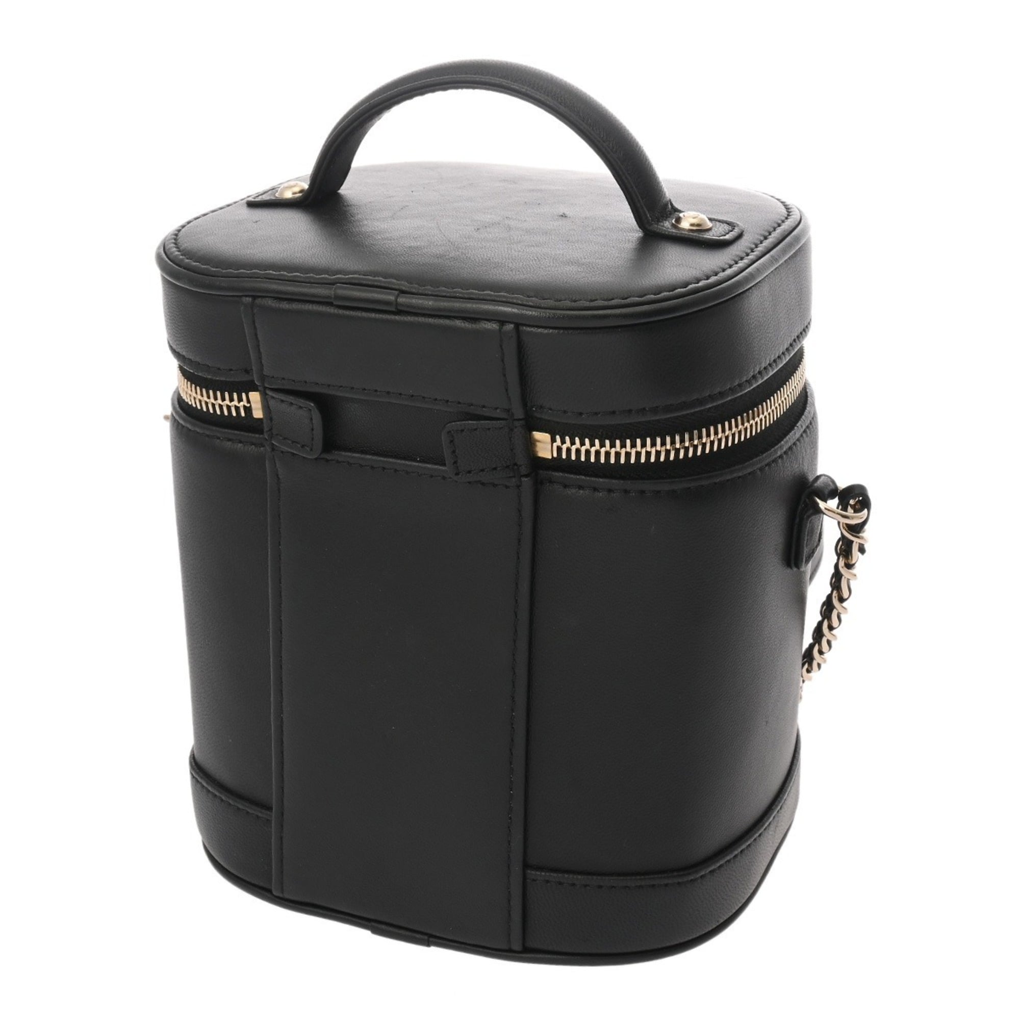 Chanel Black Leather Vanity Bag (Pre-Owned)