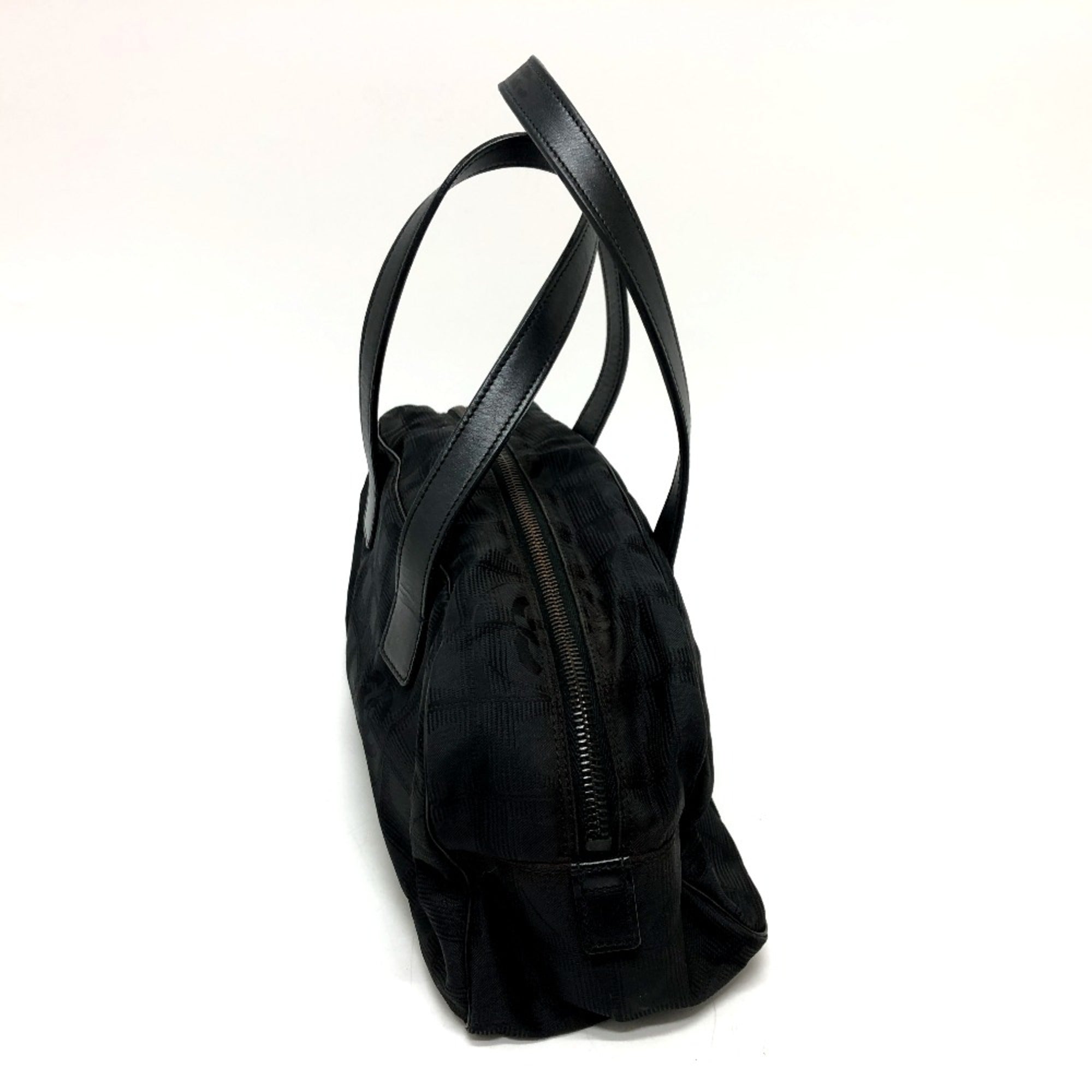 Chanel Black Leather Boston Bag (Pre-Owned)