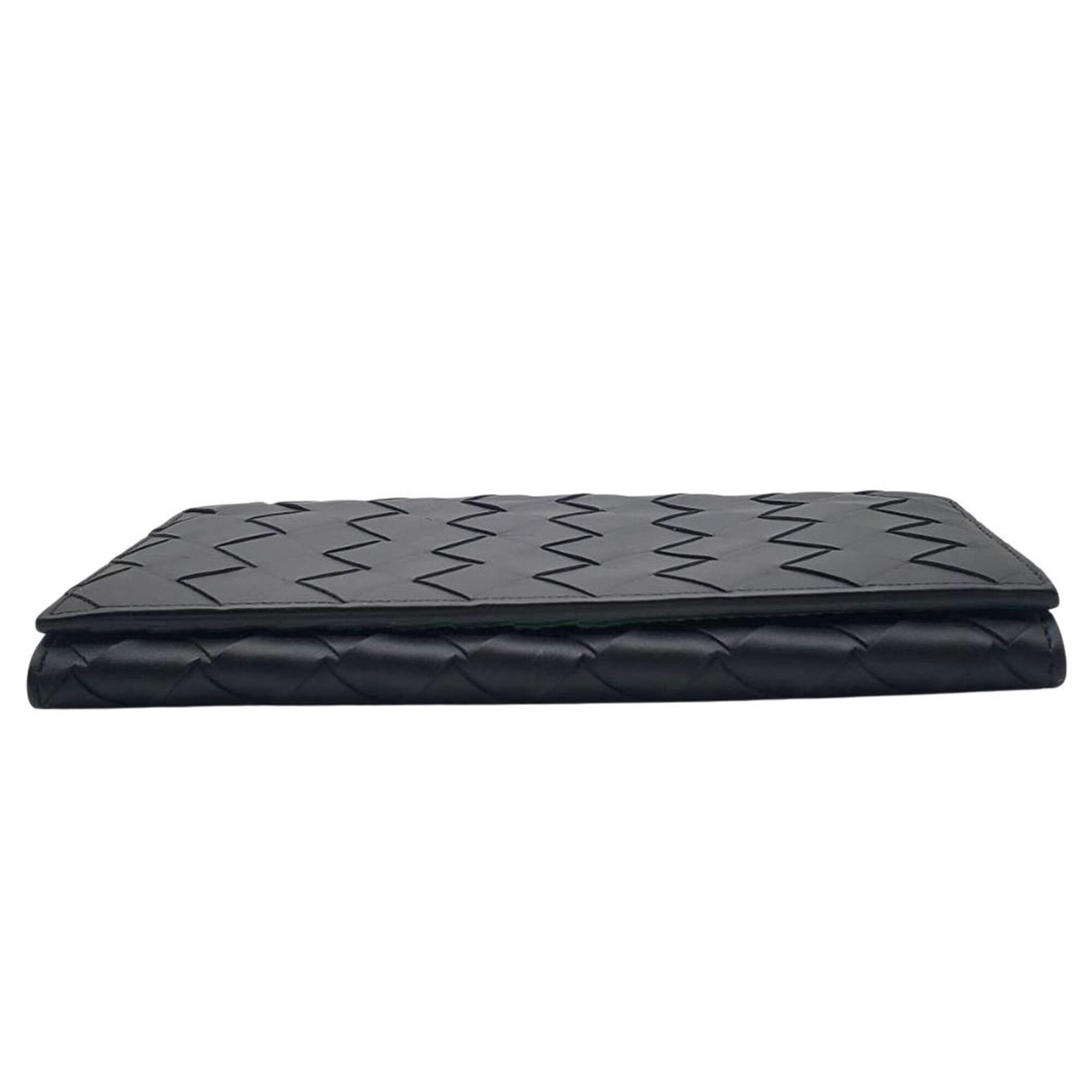 Bottega Veneta Black Green Leather (Pre-Owned)
