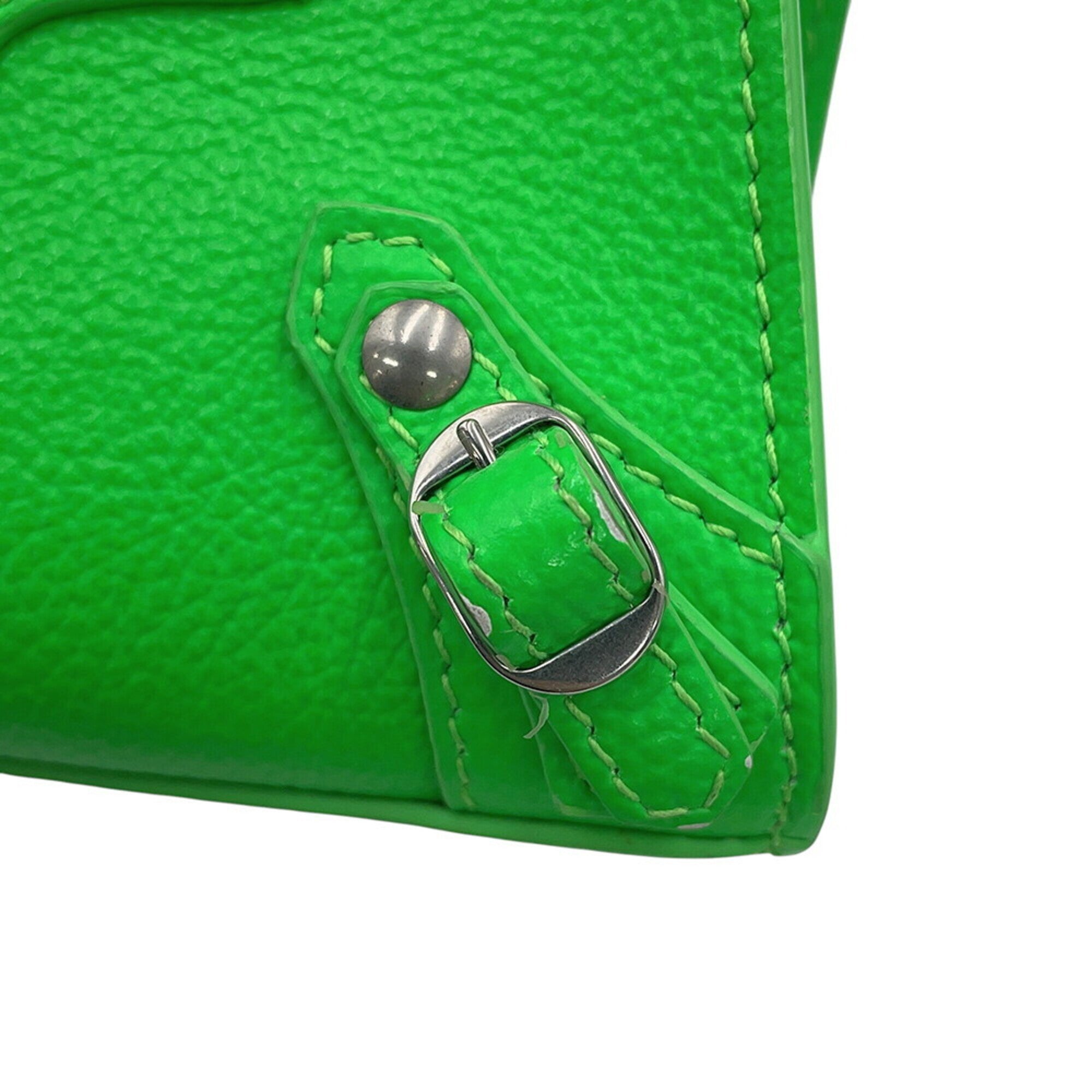 Balenciaga Green Leather Handbag (Pre-Owned)