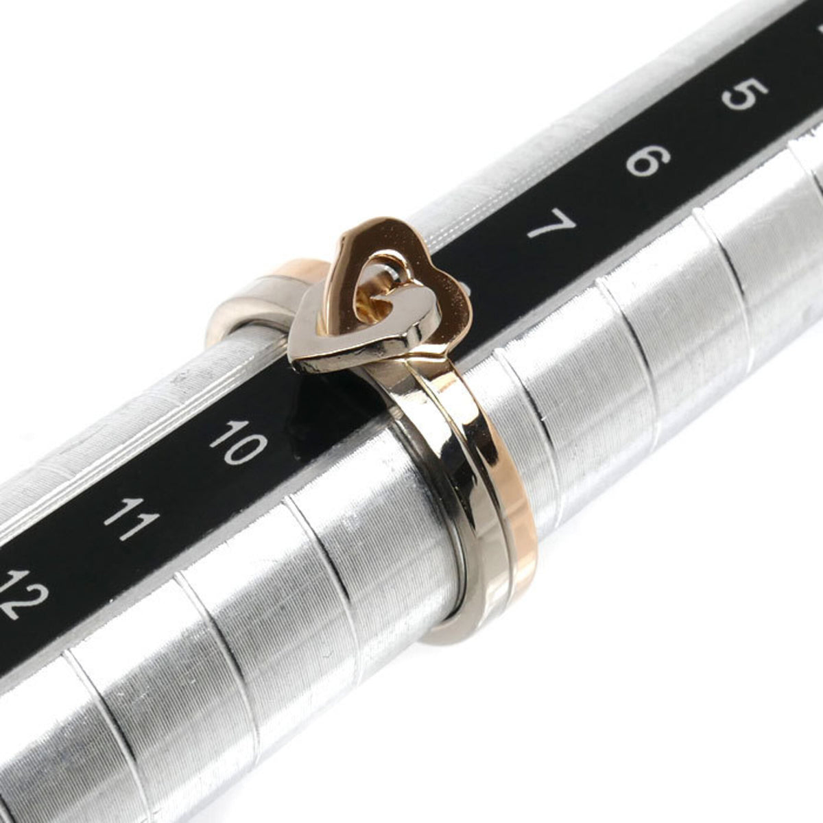 Cartier Pink Gold (18K) White Gold (18K) Band Ring (Pre-Owned)