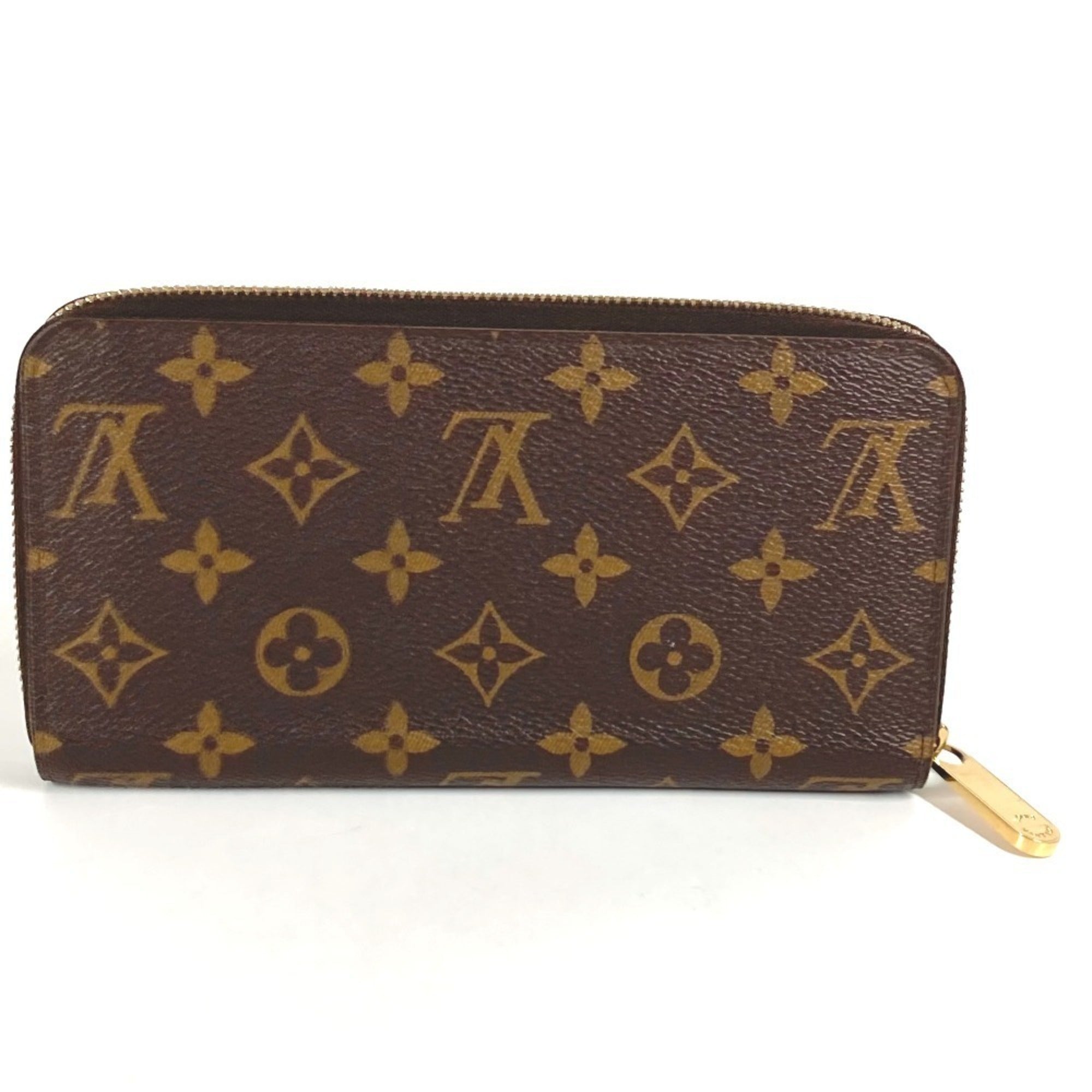 Louis Vuitton Brown Pink Monogram Long Wallet (Bi-Fold) (Pre-Owned)